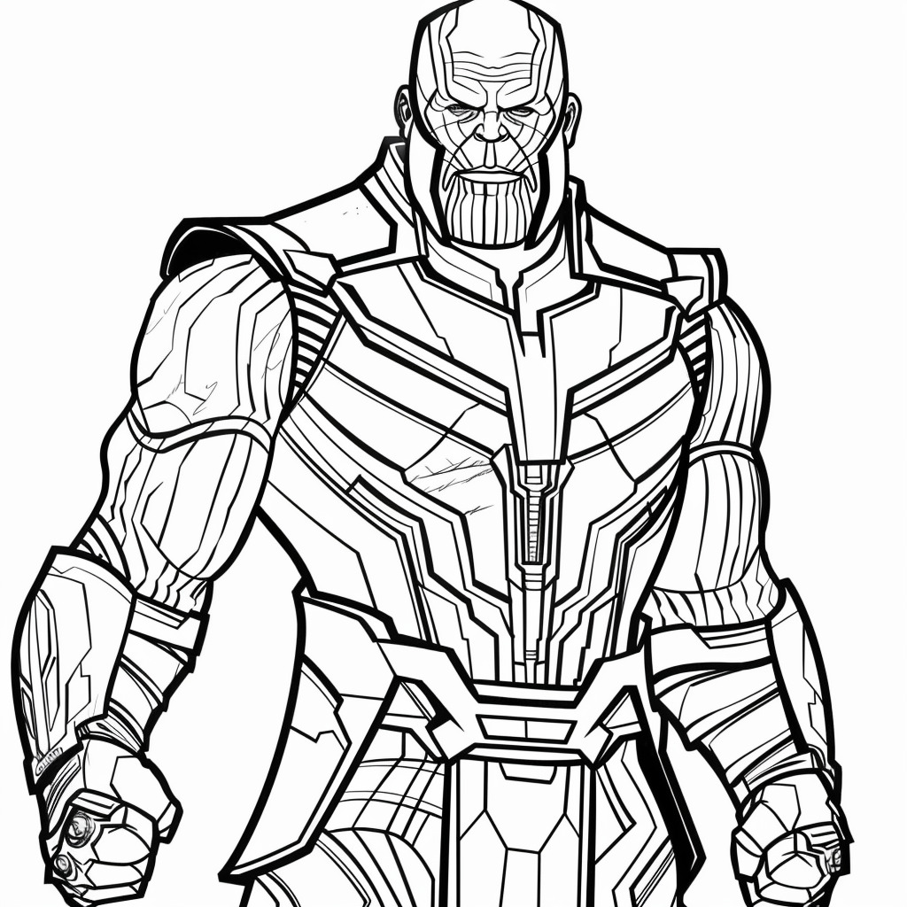 Thanos 1 Thanos da colorare thumbnail