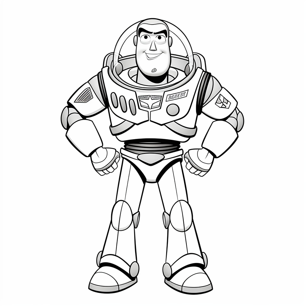 Buzz Lightyear da colorare thumbnail