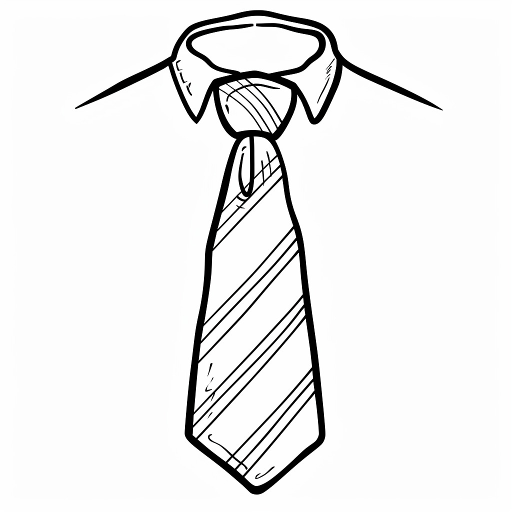 Cravatta da colorare thumbnail