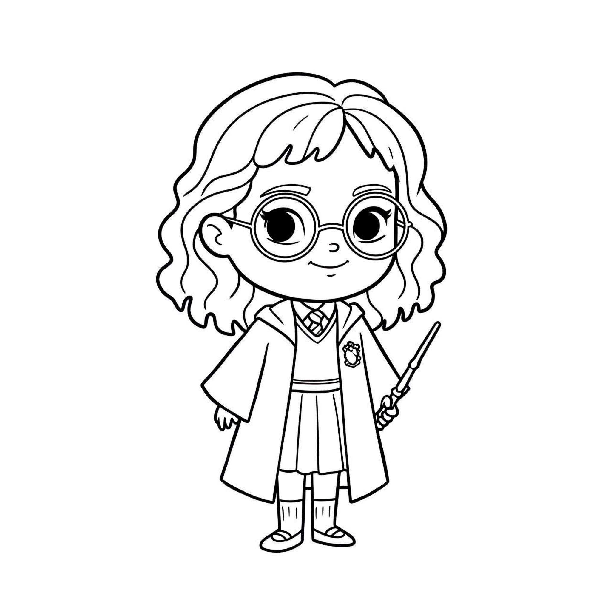 Hermione Granger da colorare thumbnail