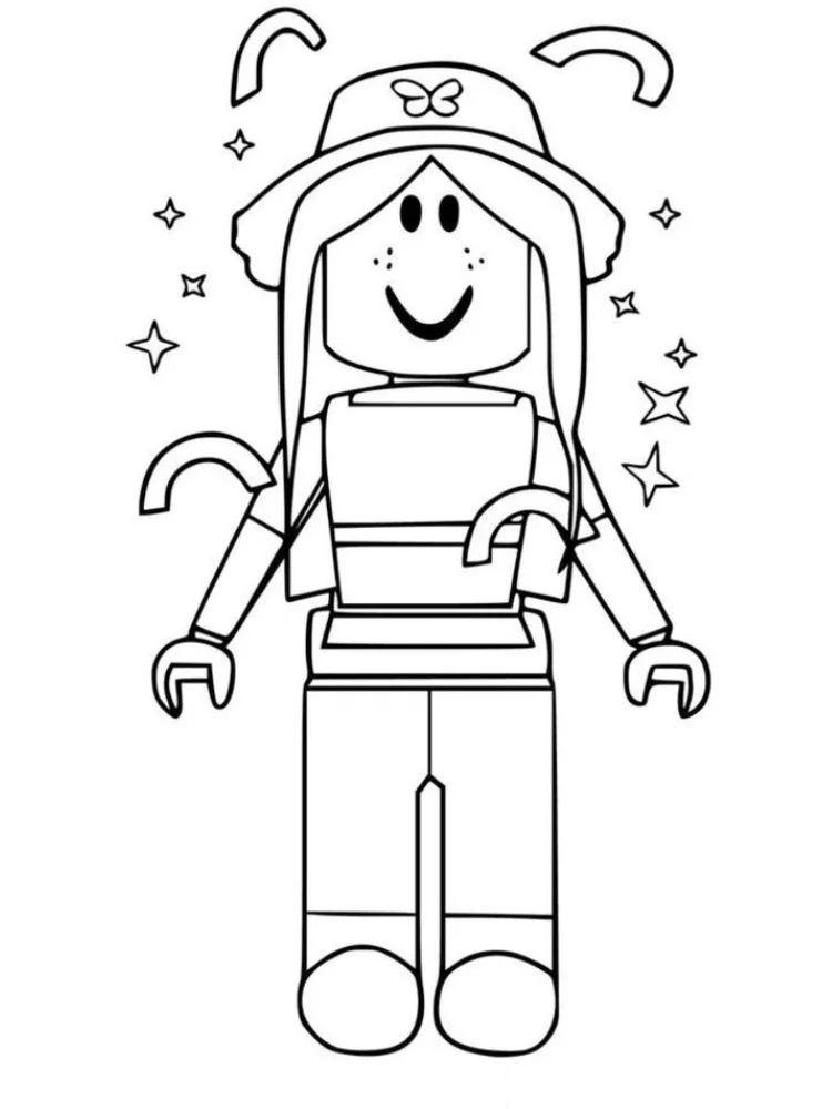 Roblox 22 disegni da colorare Roblox 1