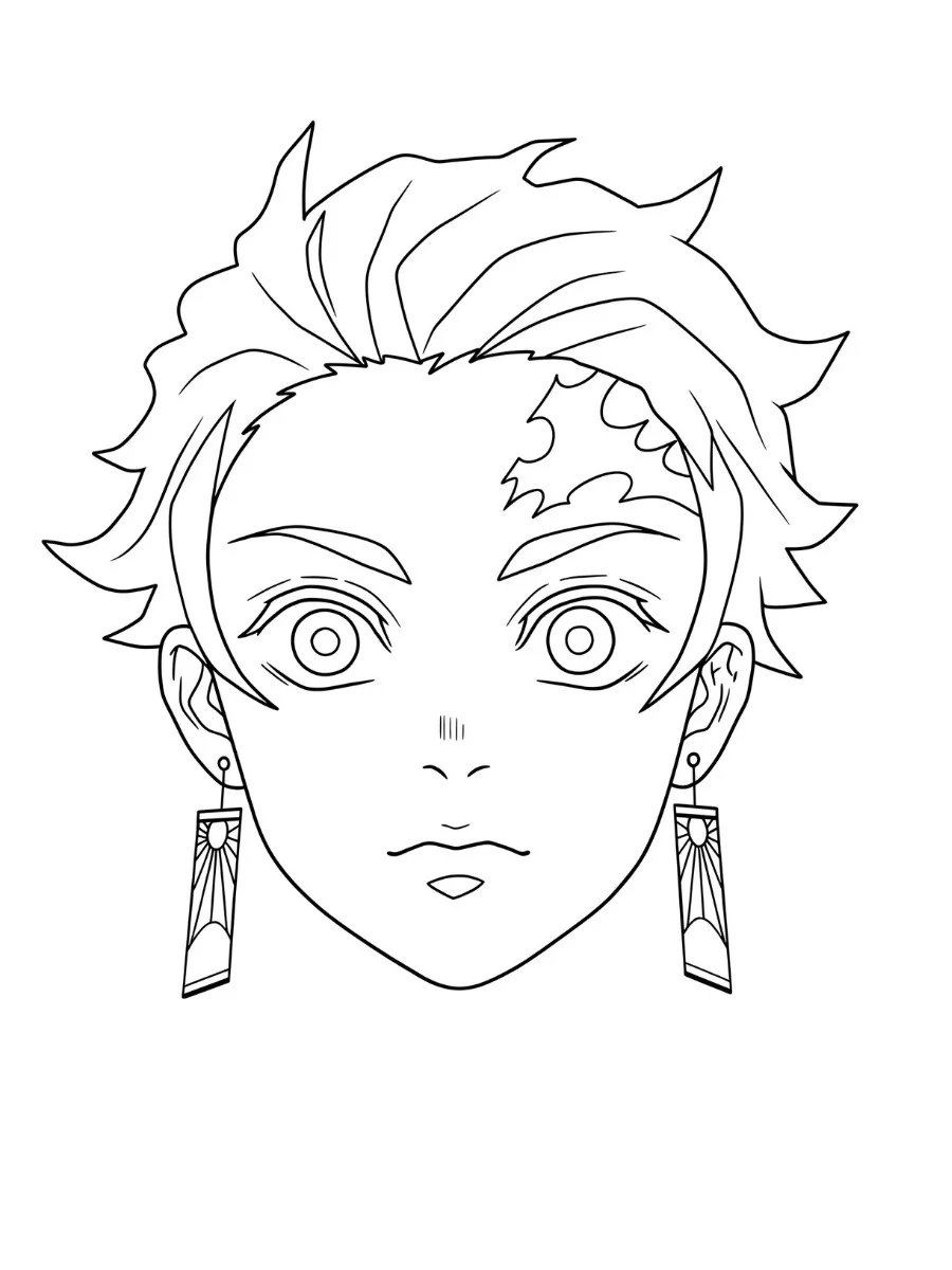 25 Dibujos Para Colorear De Tanjiro PDF Gratis Impresi n Y Color En L nea