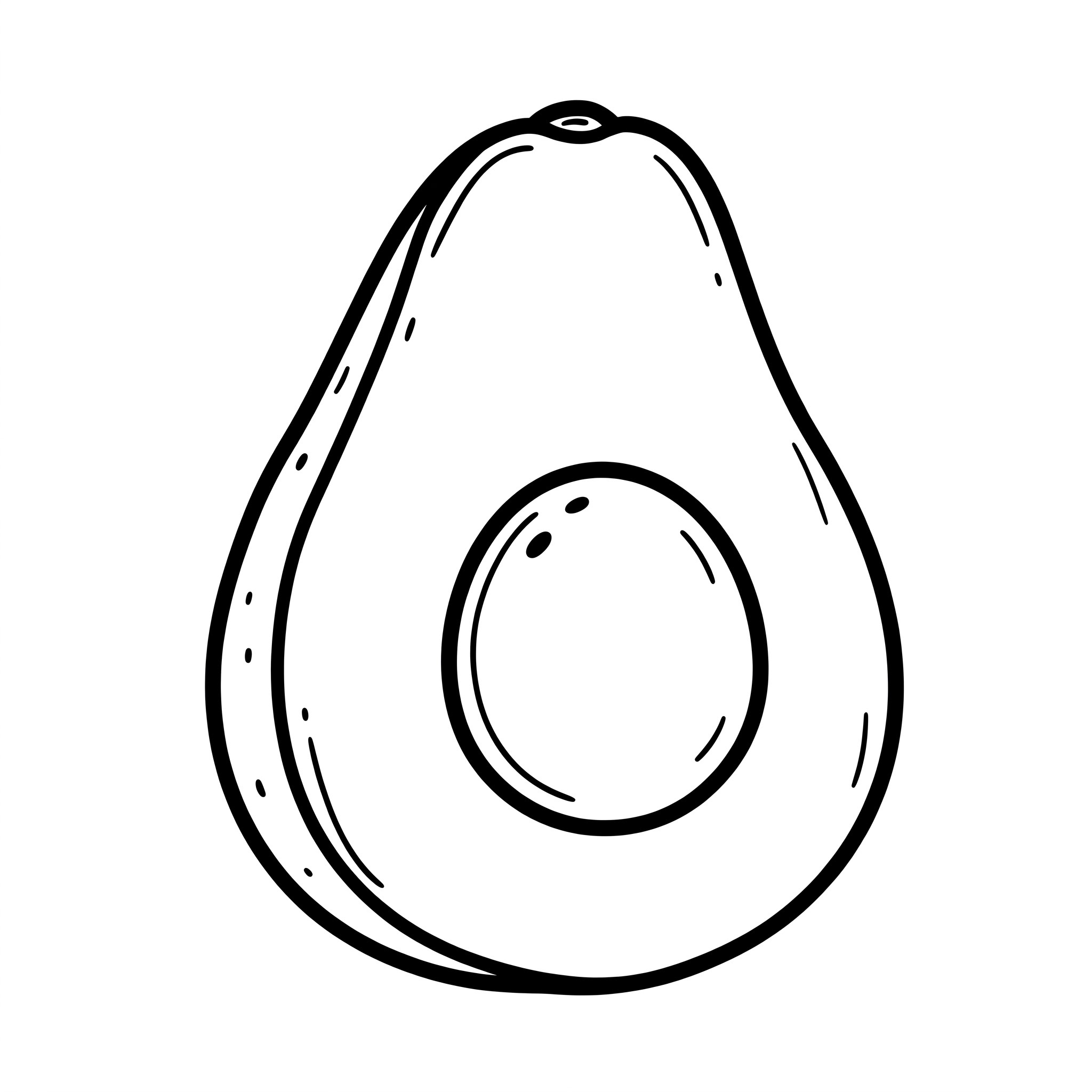 Avocado 1 Avocado da colorare thumbnail