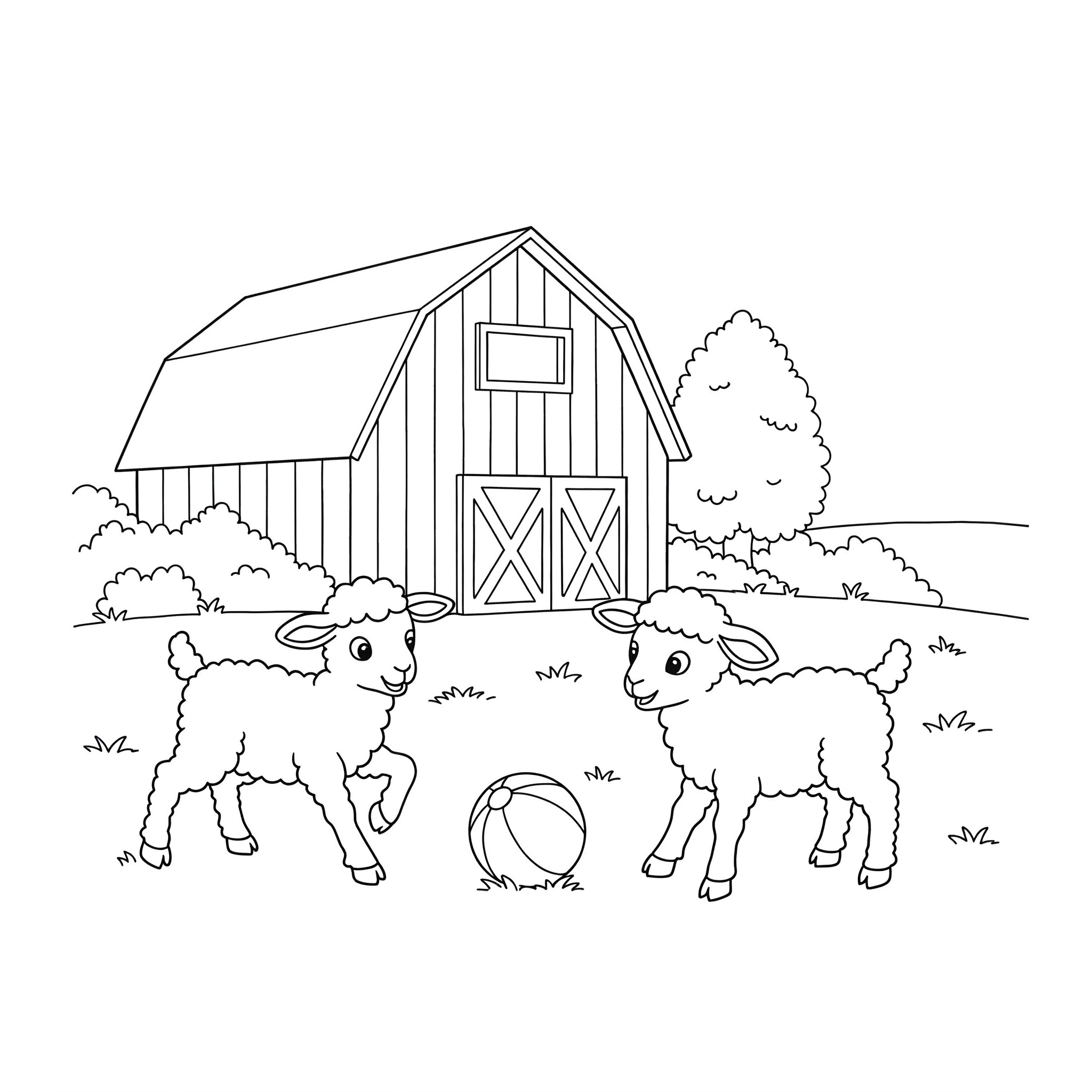 Agnello 16 disegni di Agnello da colorare e stampare gratis 1