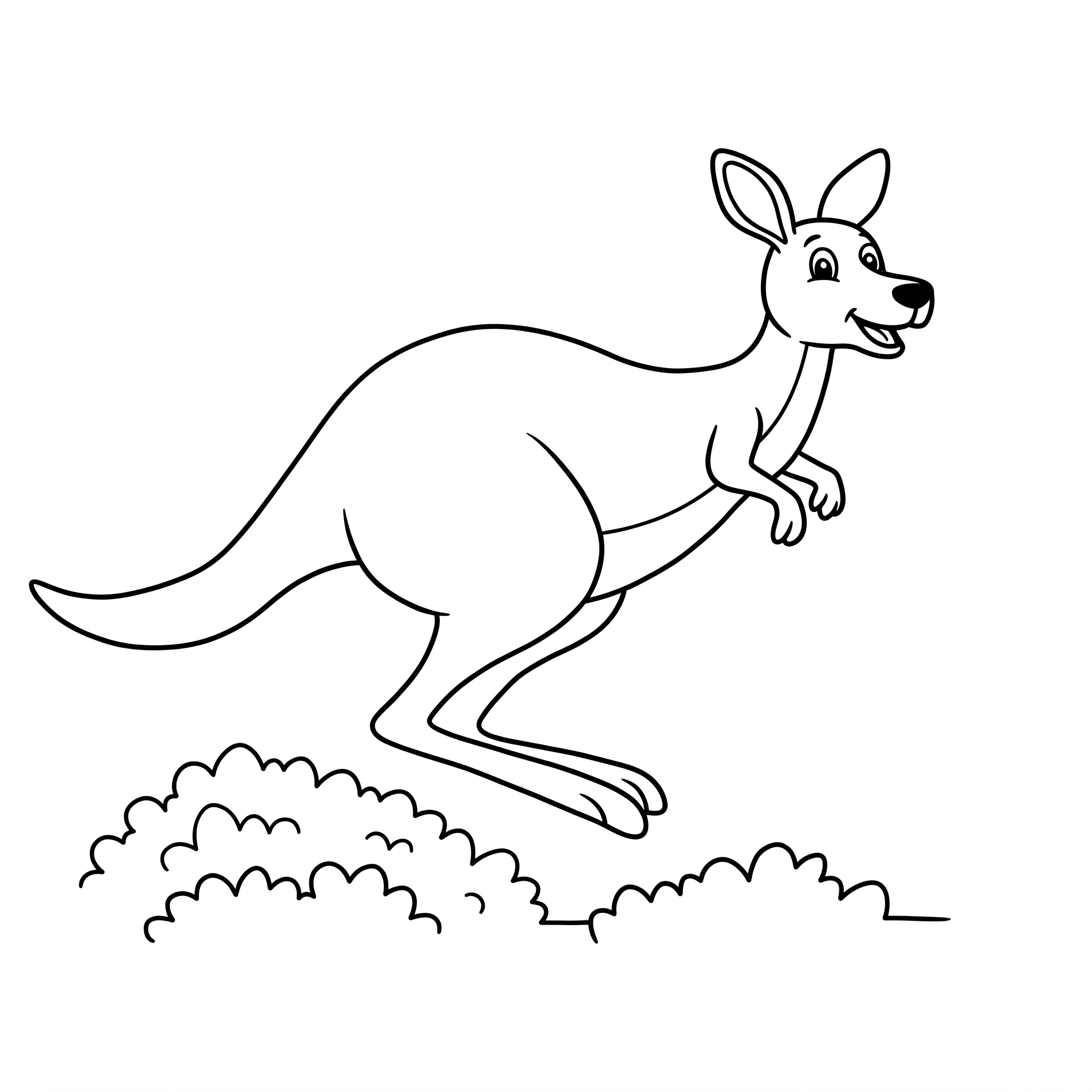 Canguri 7 disegni da colorare per bambini pdf Canguri