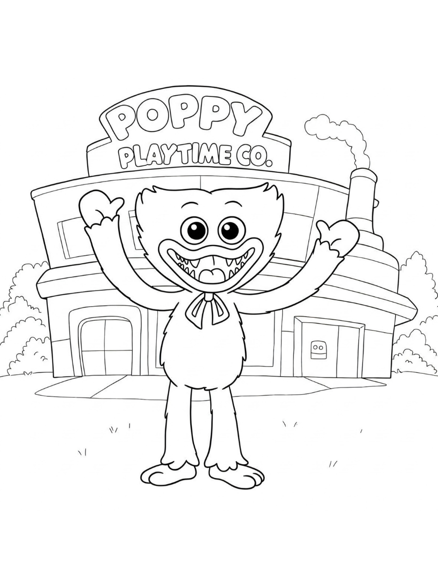 Poppy Playtime 2 Poppy Playtime immagini da colorare per bambini