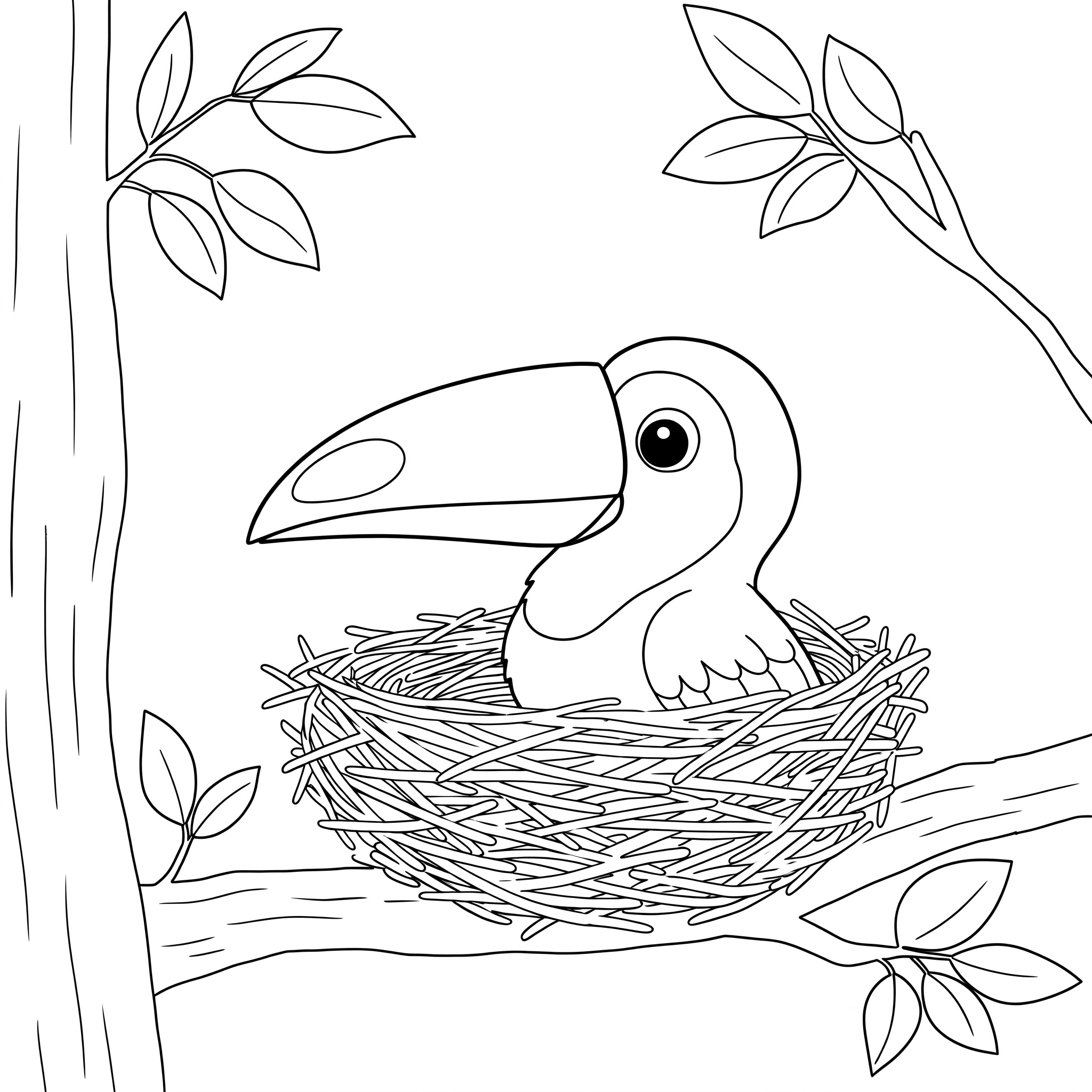 disegni Tucano da colorare gratis