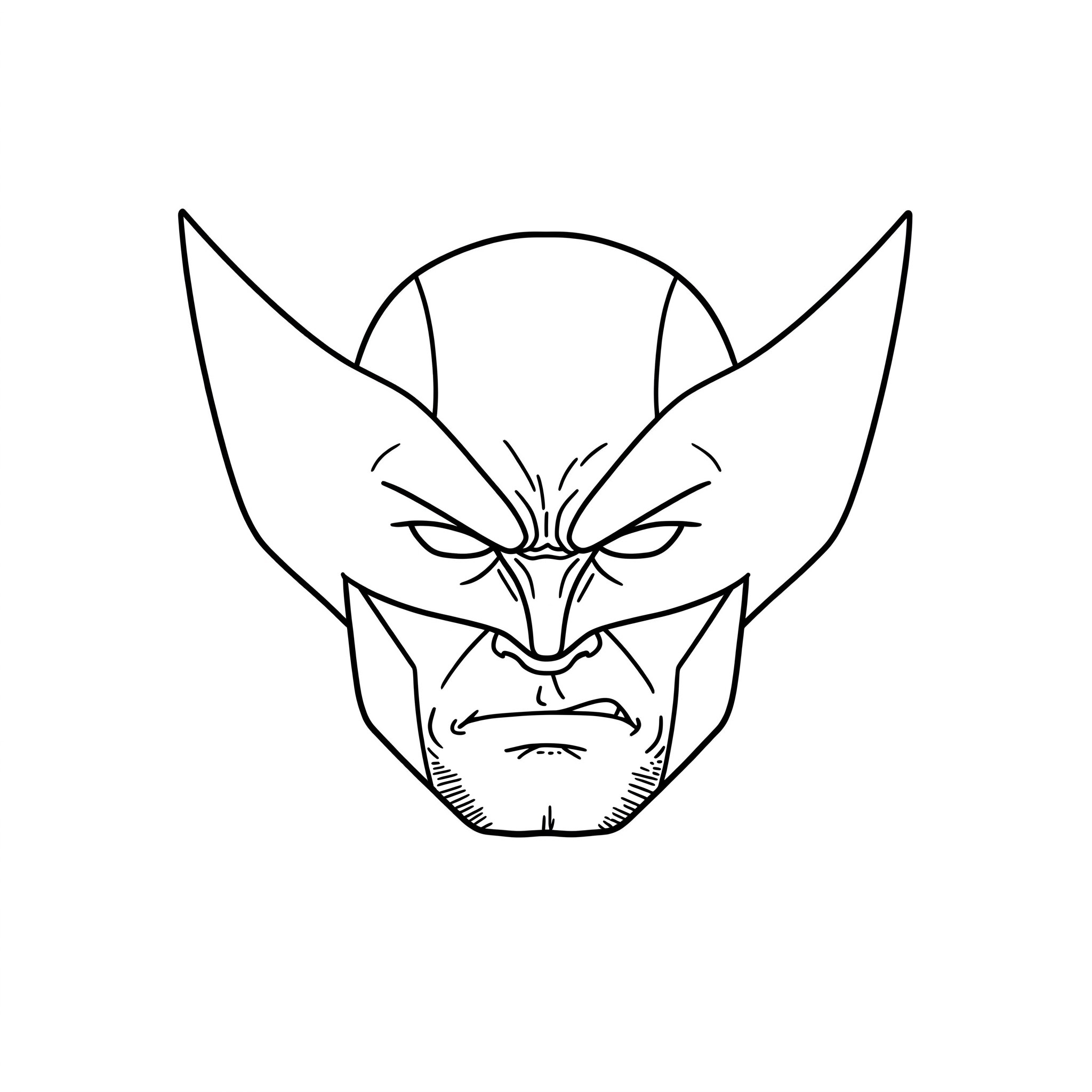 Wolverine 6 immagini di Wolverine da colorare per bambini
