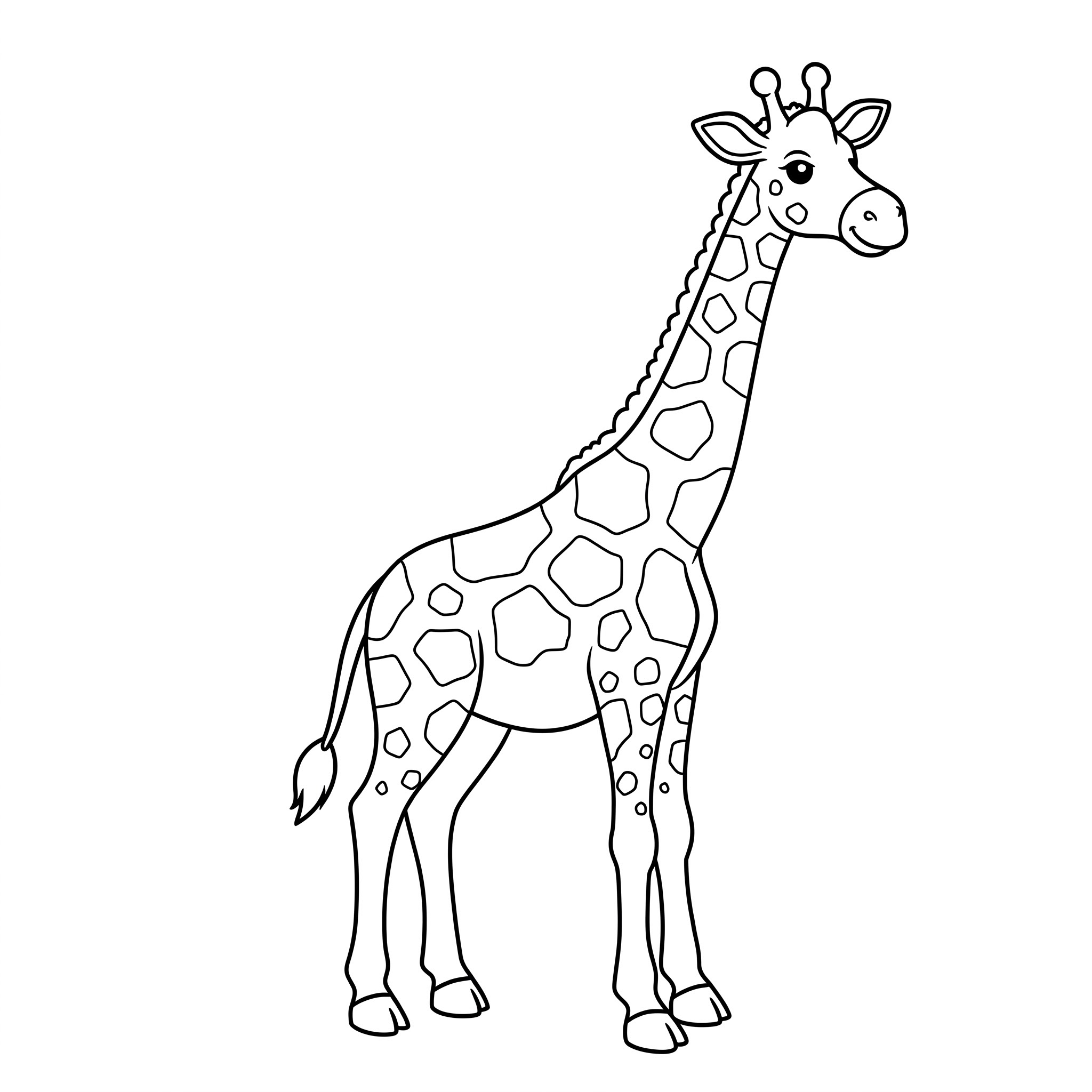 Giraffa 1 Giraffa da colorare thumbnail