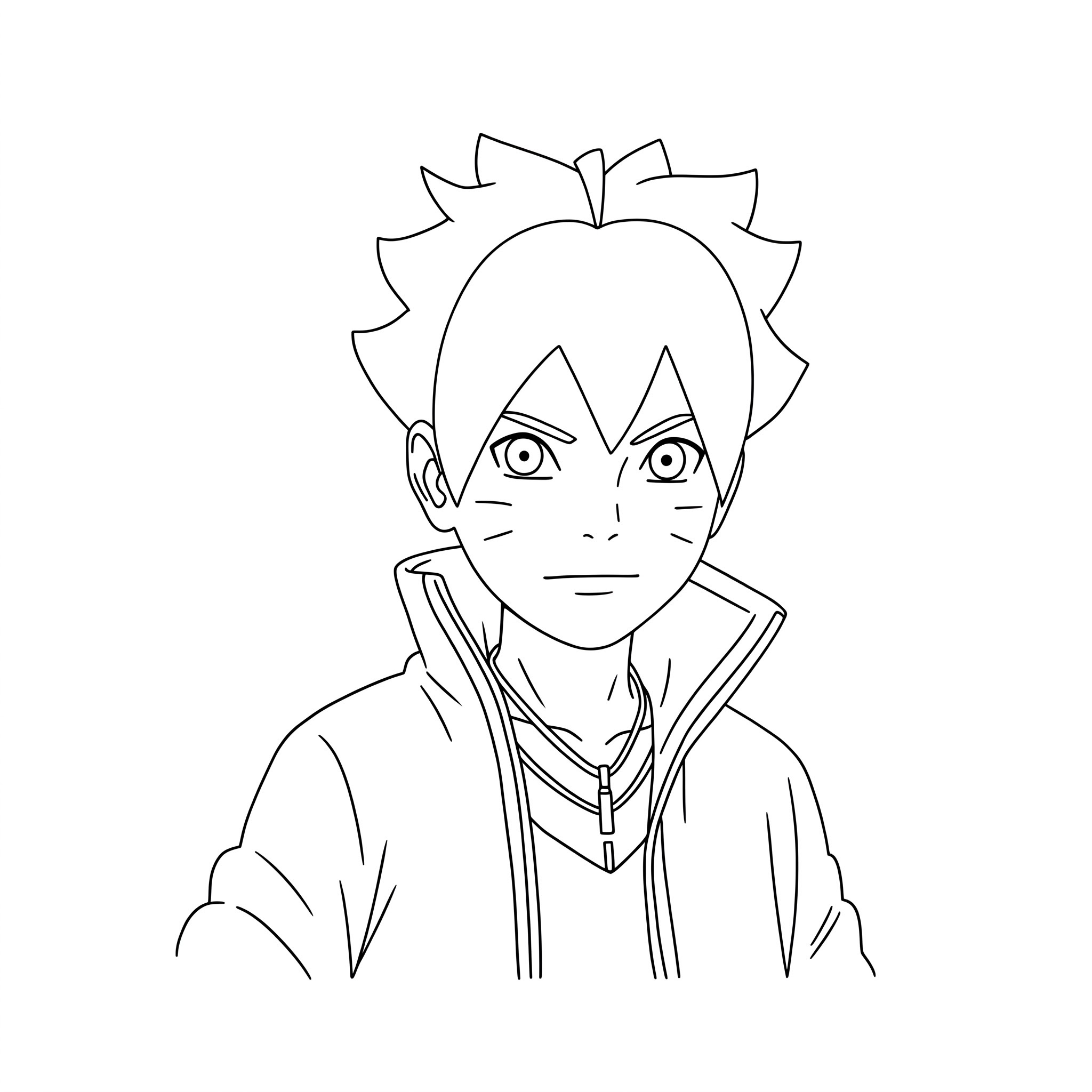 Boruto da colorare thumbnail