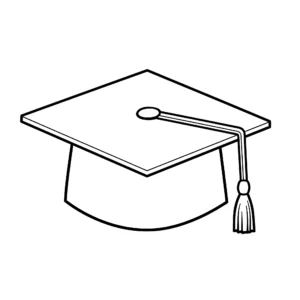 Cappello di laurea 37 Cappello di laurea da colorare thumbnail