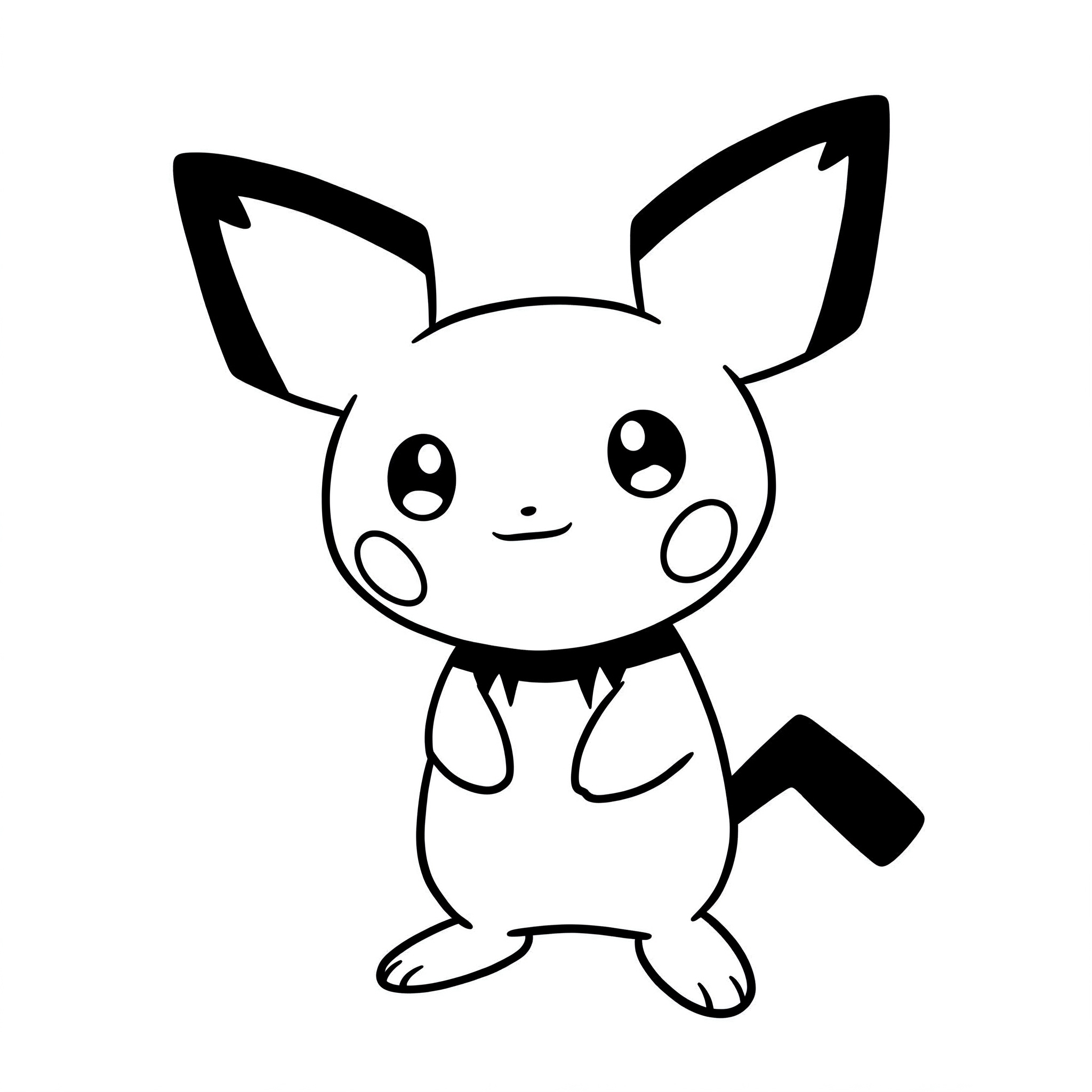 Pichu da colorare thumbnail