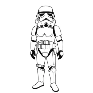 Stormtrooper da colorare thumbnail