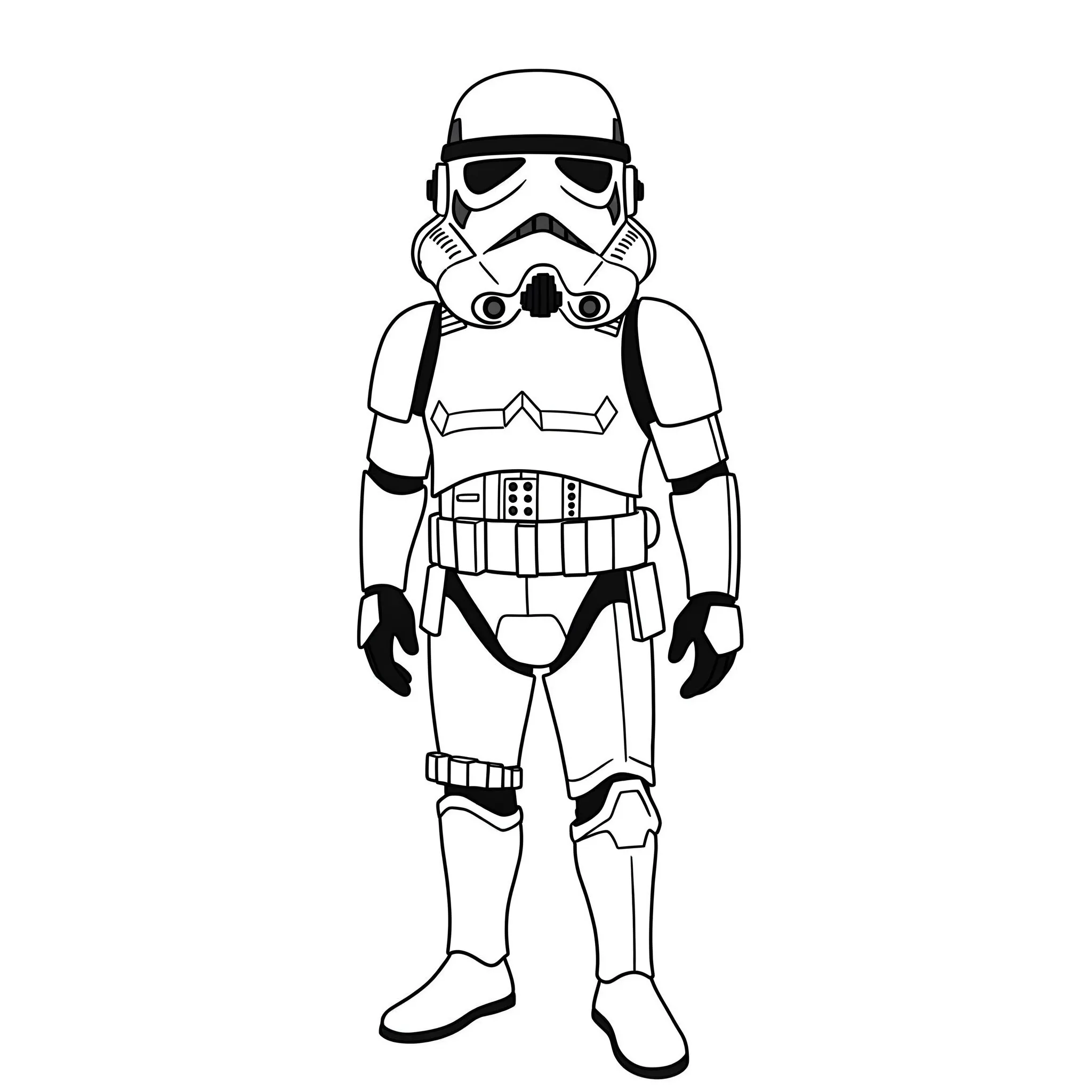 Stormtrooper da colorare thumbnail