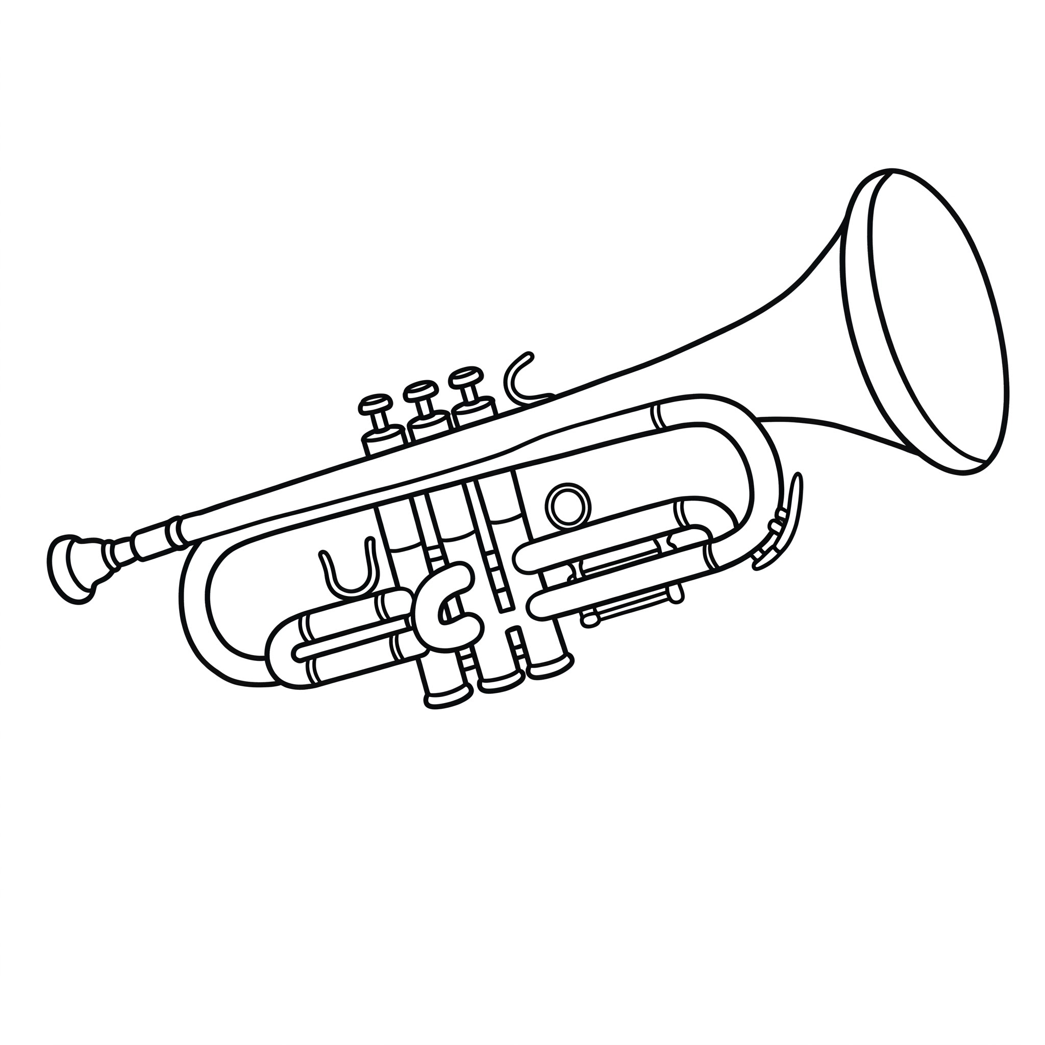 Tromba da colorare thumbnail