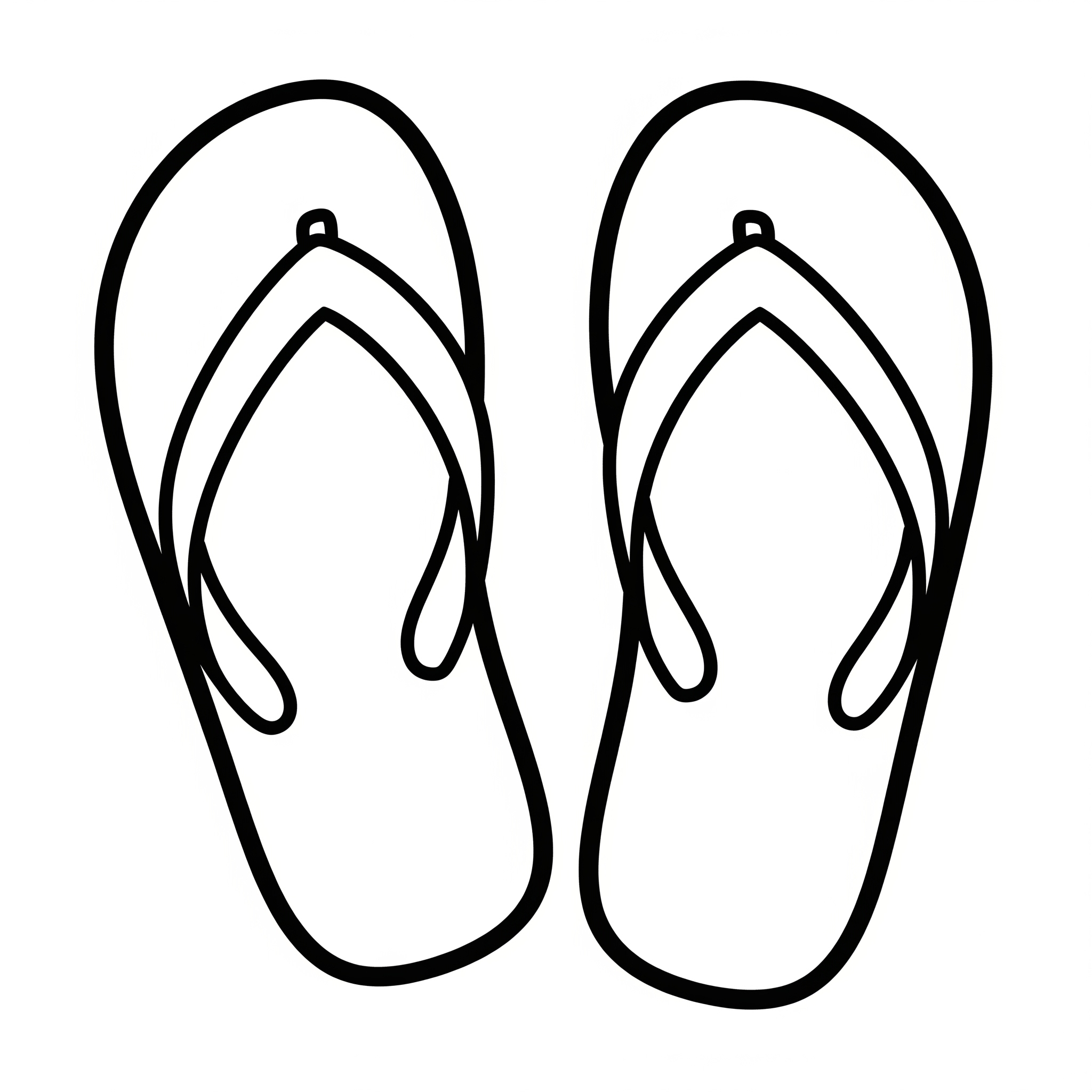 Ciabatte Infradito da colorare thumbnail