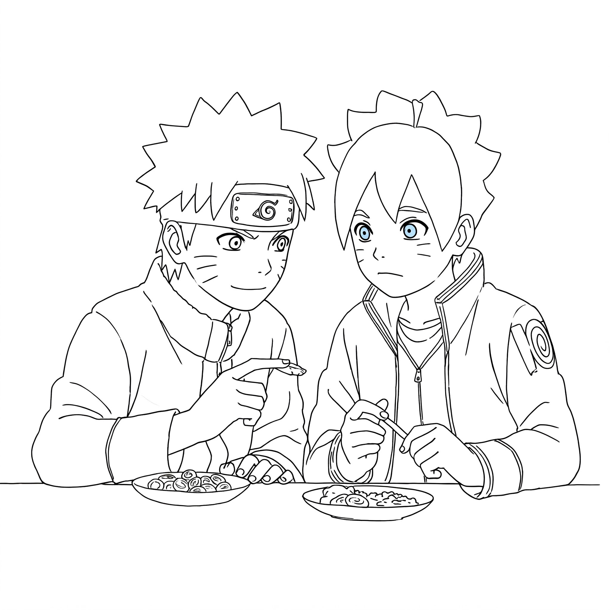 Boruto 4 Boruto da colorare e stampare a4