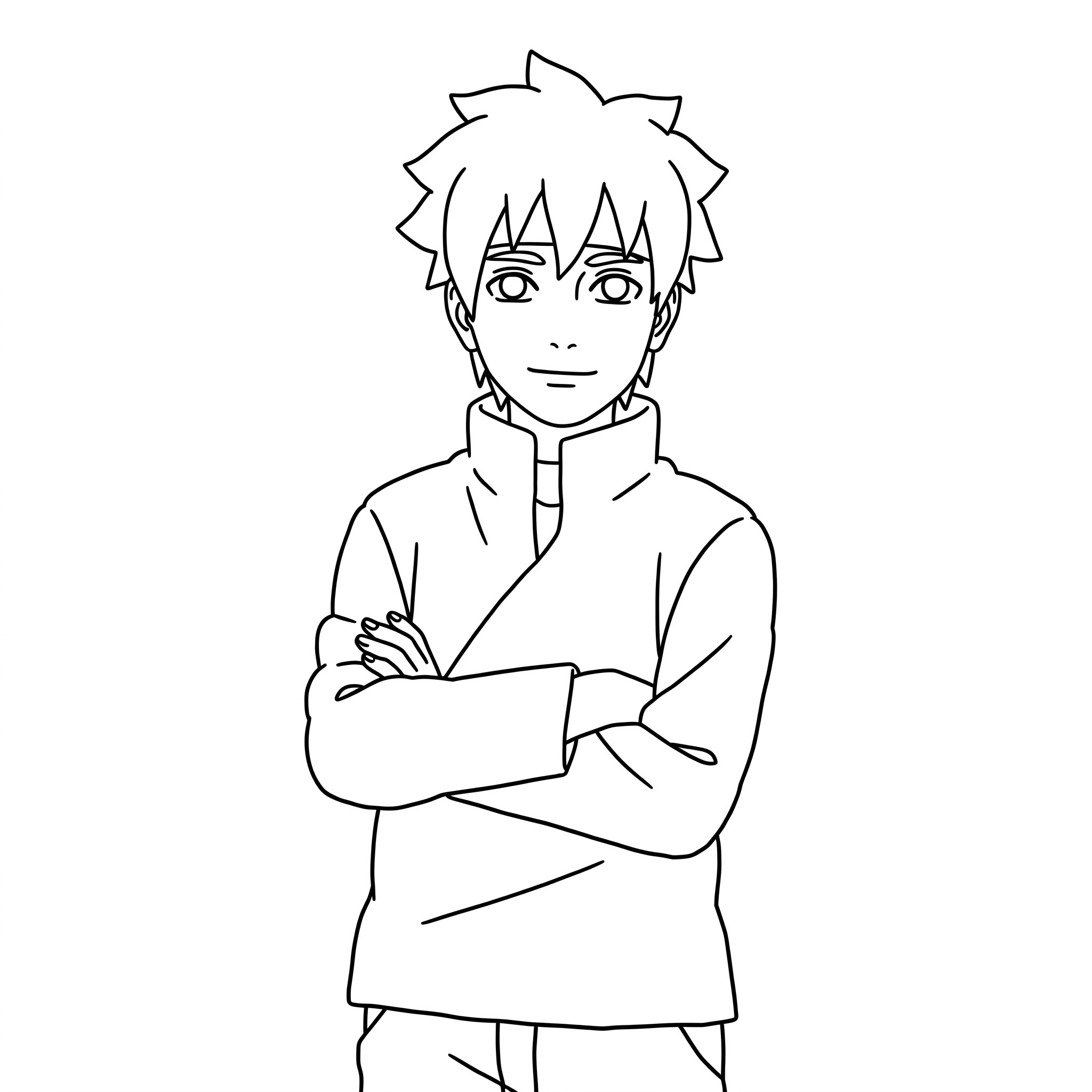 Boruto 23 Boruto da colorare a4