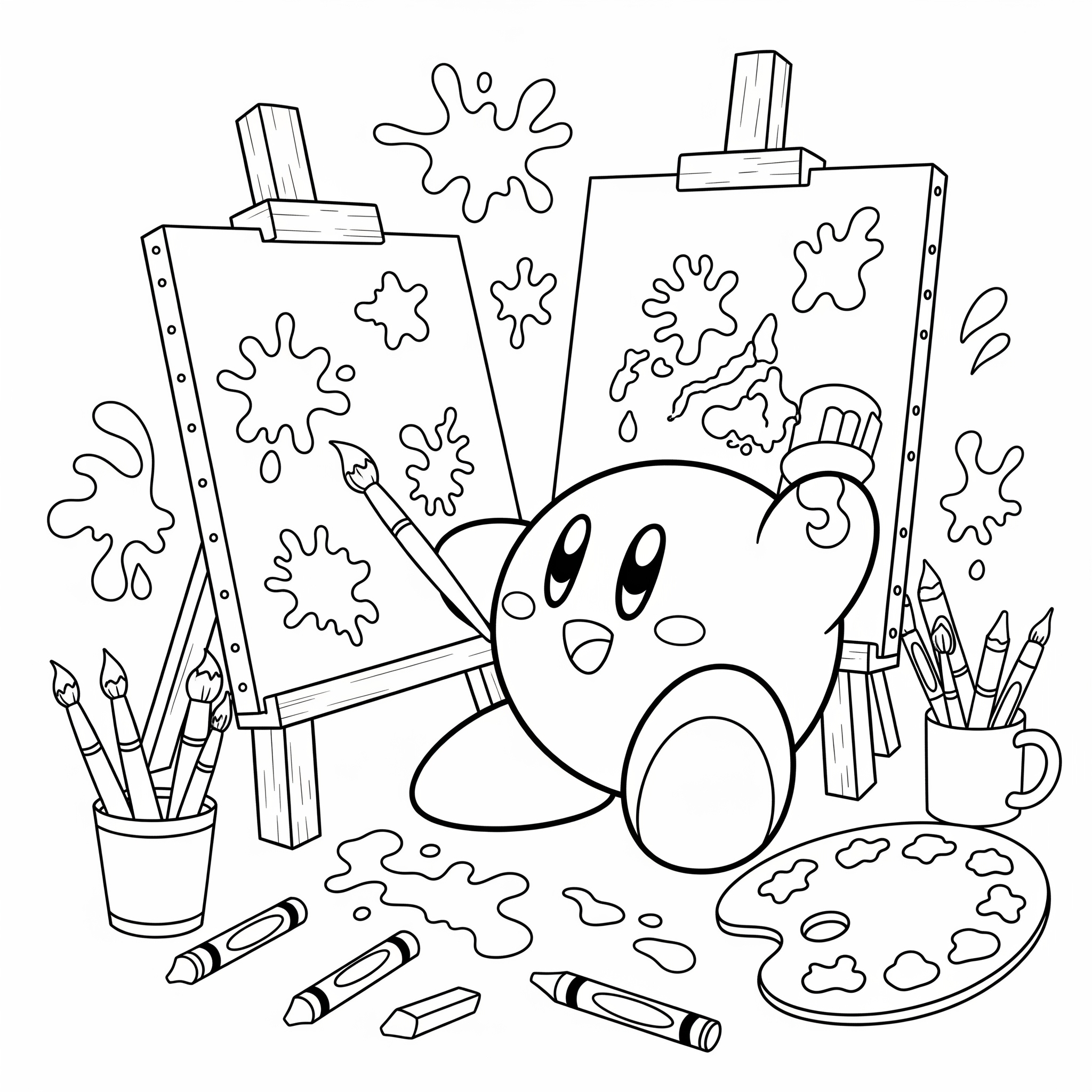 21 Coloriages Kirby T l charger Et Imprimer Gratuitement
