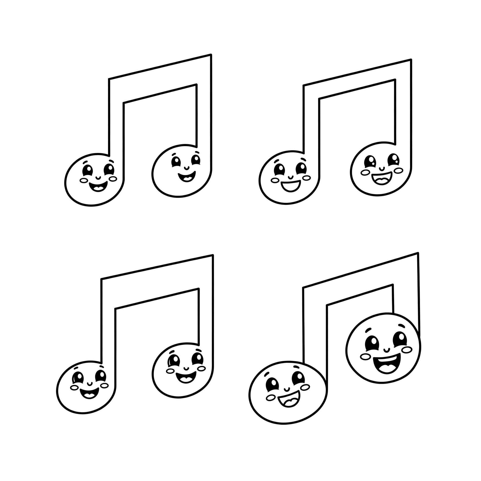 Note musicali 13 disegno Note musicali da colorare per bambini