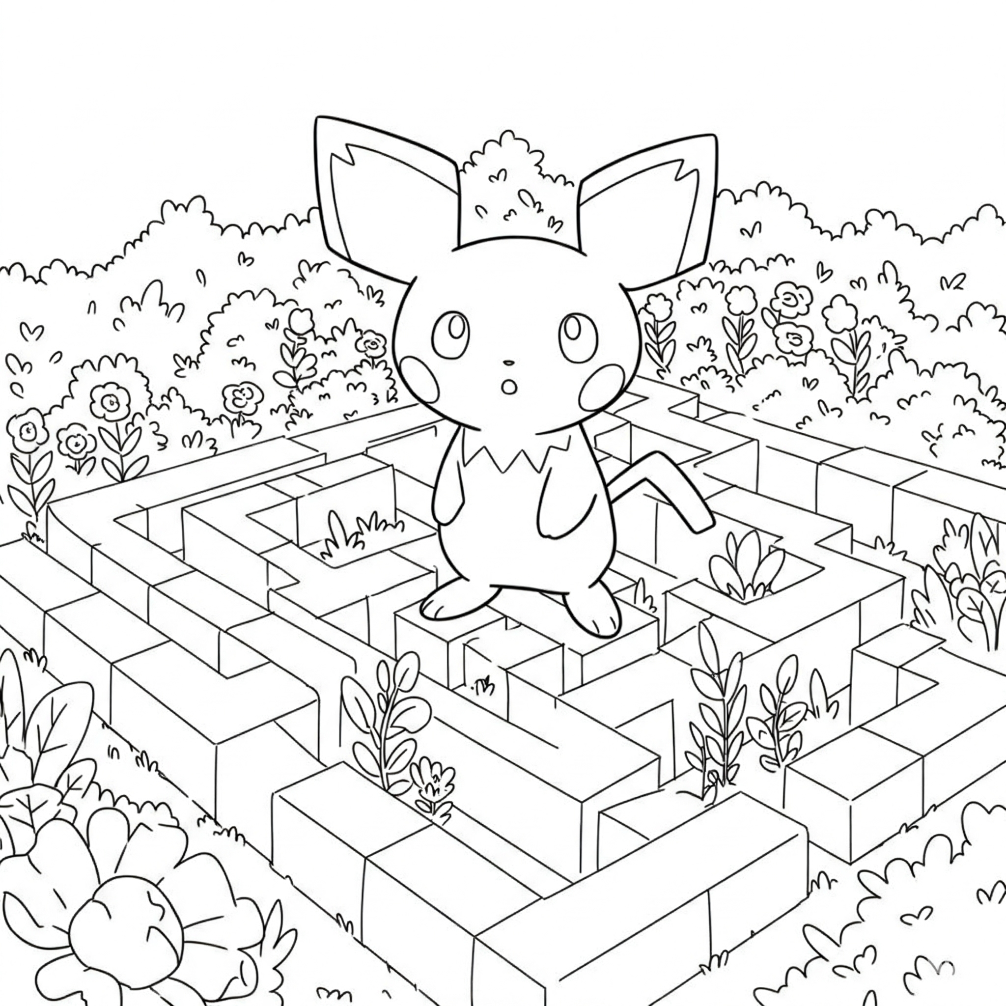 Pichu 19 disegni di Pichu da colorare e stampare gratis