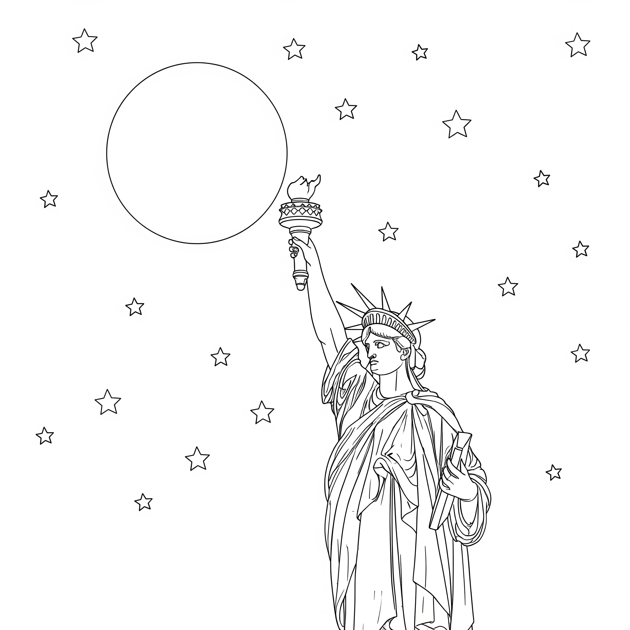 Statua della Libertà 16 immagine di Statua della Libertà da colorare 2