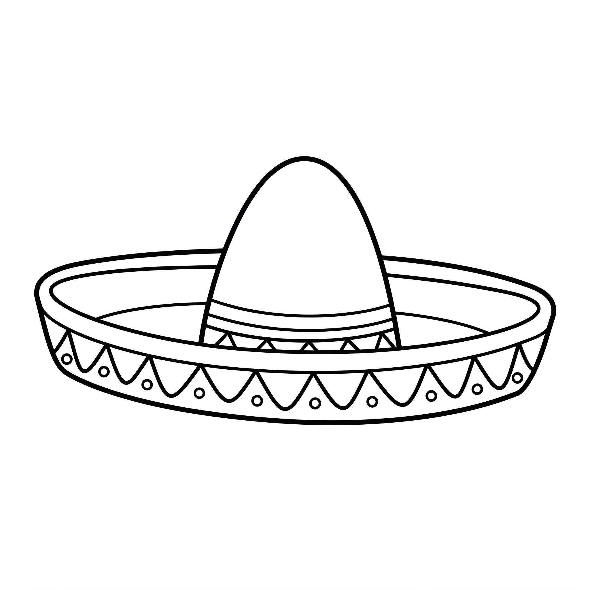 Sombrero da colorare thumbnail