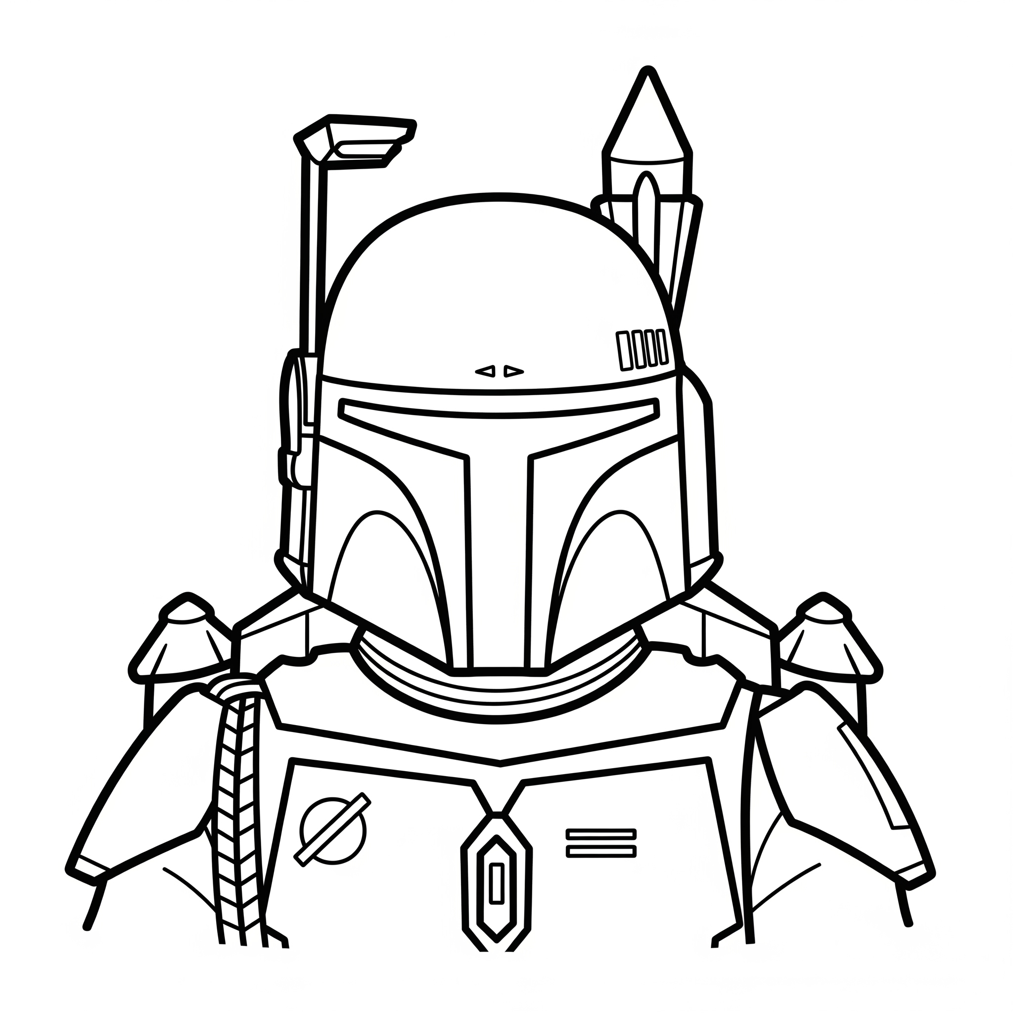Boba Fett da colorare thumbnail