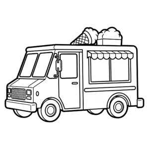 Camioncino dei gelati 69 Camioncino dei gelati da colorare thumbnail