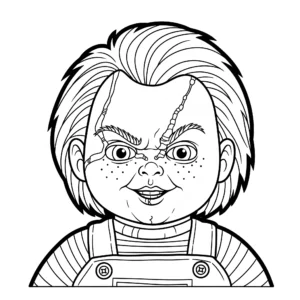 Chucky da colorare thumbnail