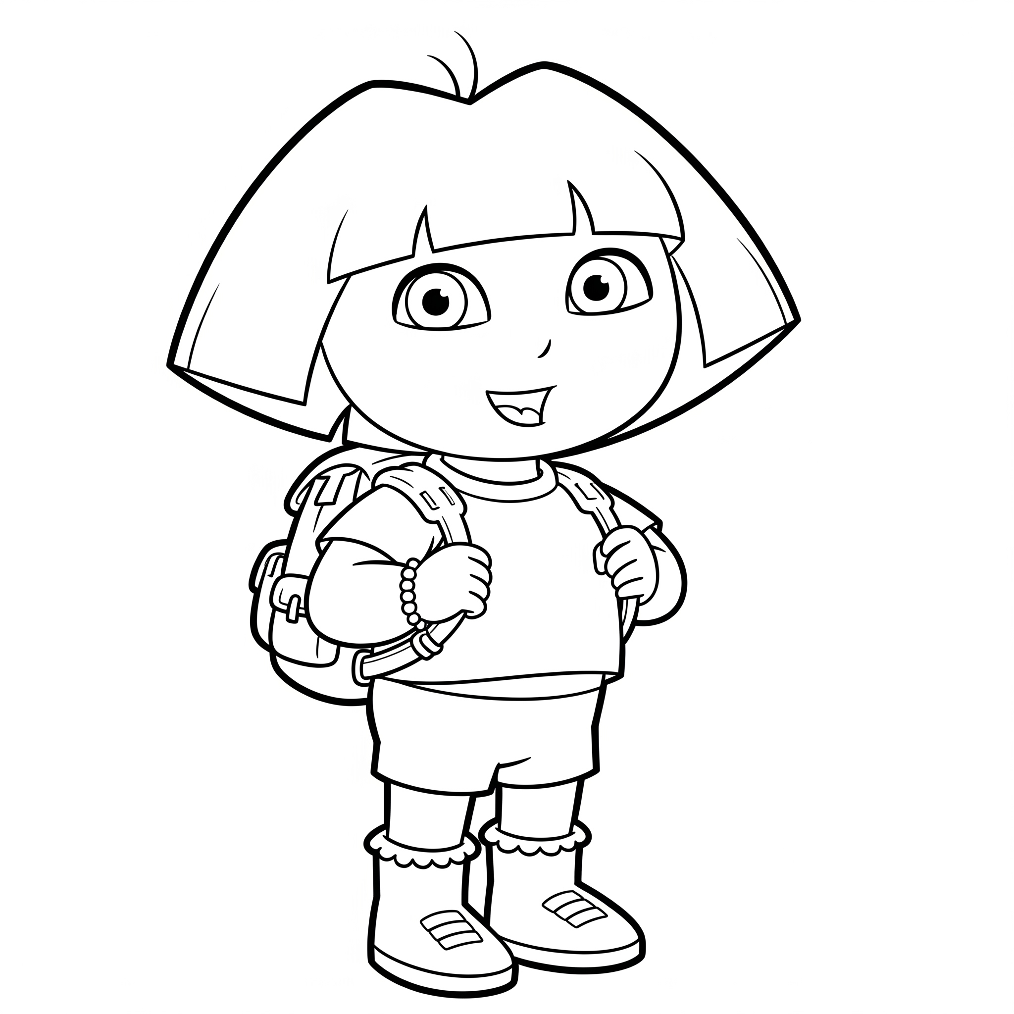 Dora l’esploratrice da colorare thumbnail