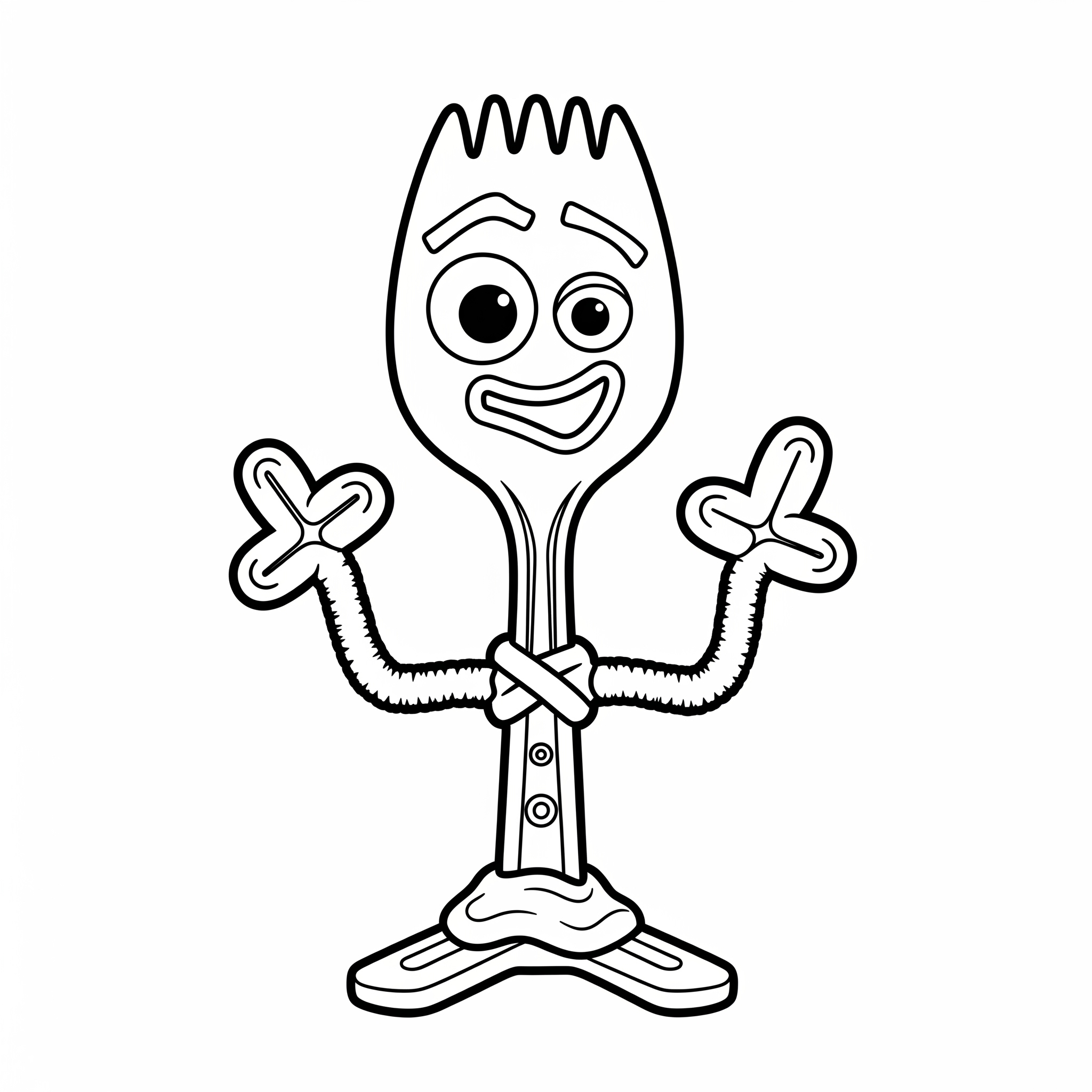 Forky da colorare thumbnail