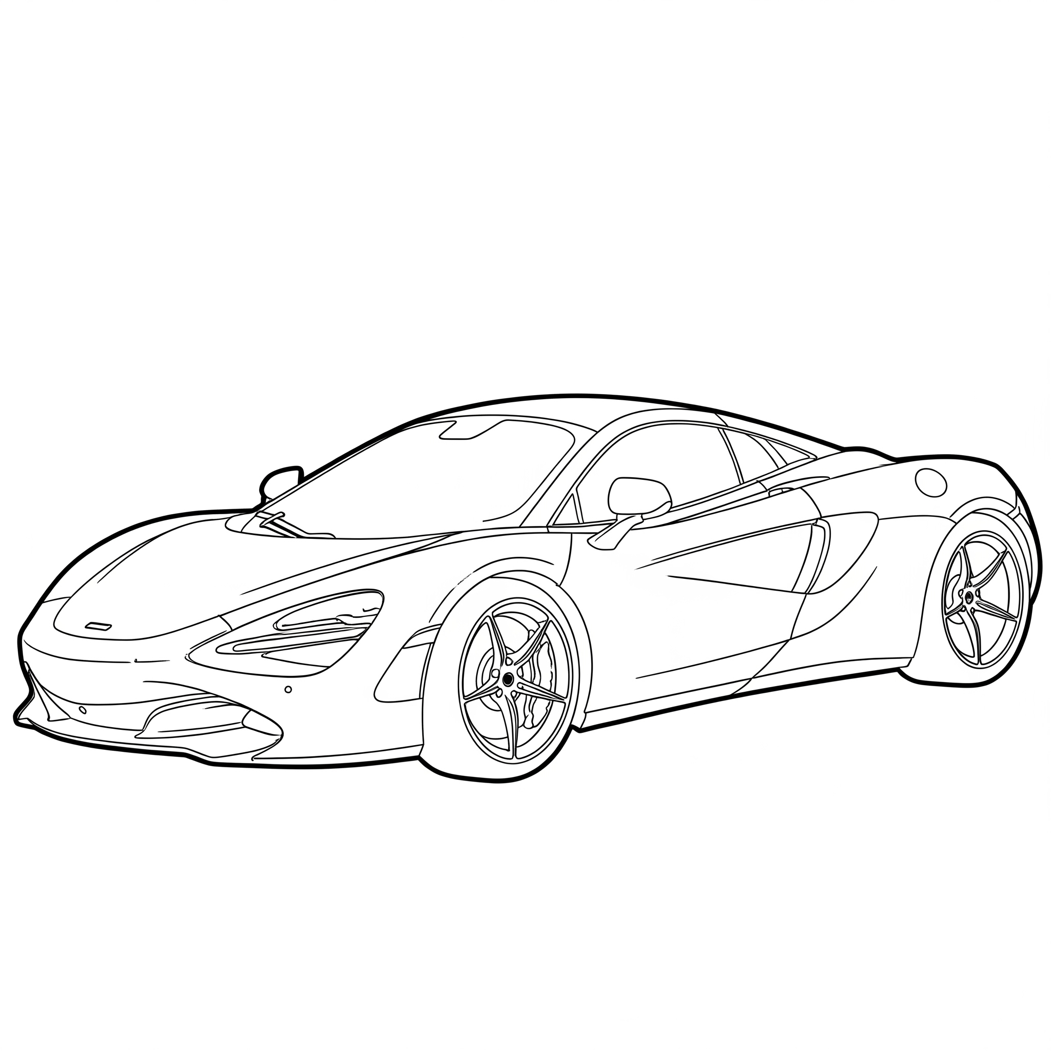 McLaren da colorare thumbnail