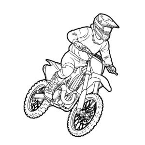 Motocross 33 Motocross da colorare thumbnail