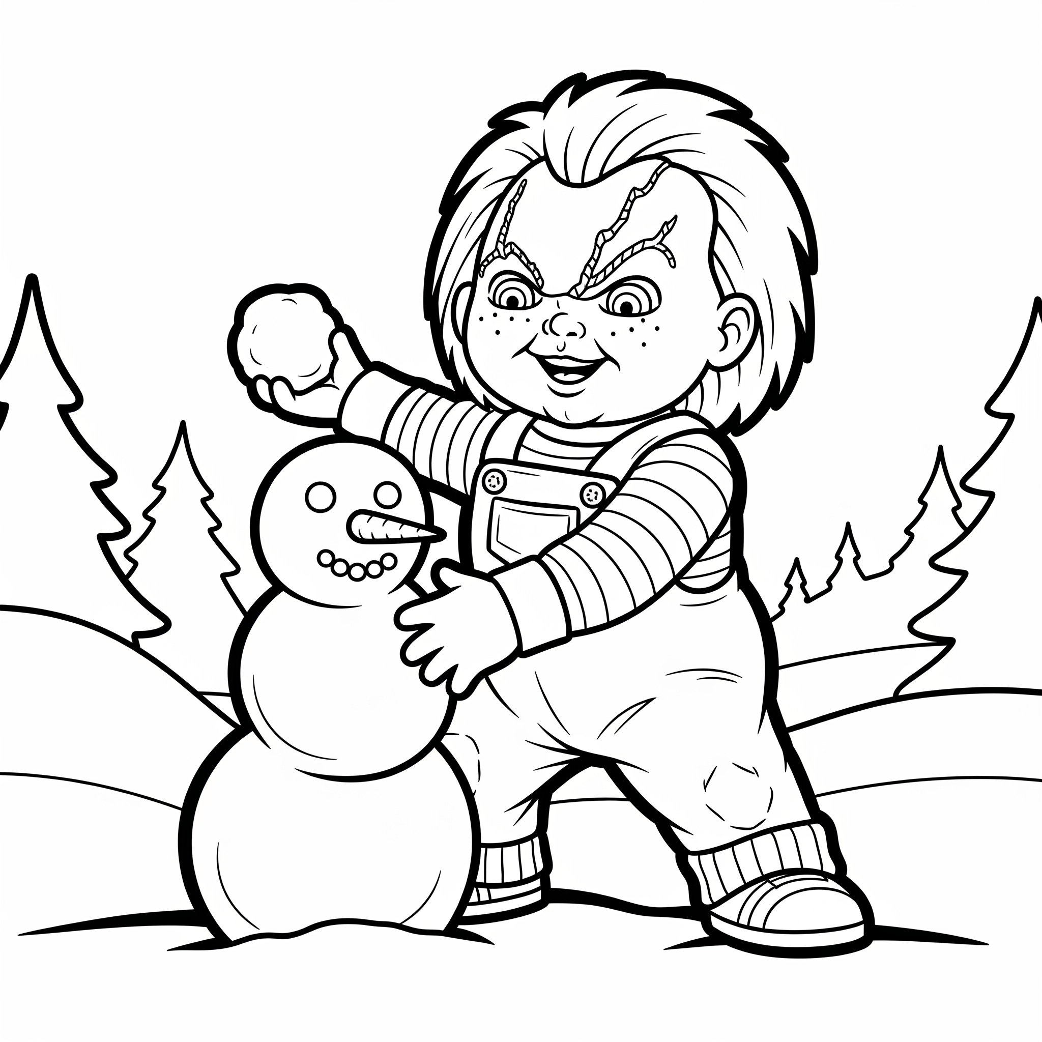 Chucky 13 Chucky da colorare e stampare pdf
