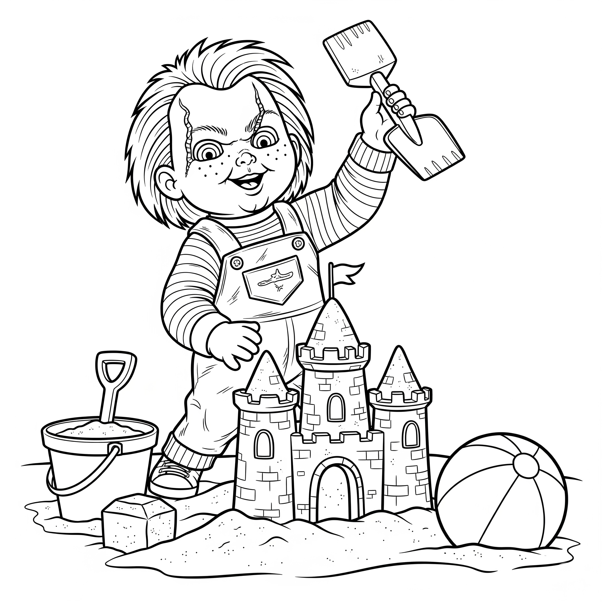 Chucky 7 Chucky da stampare e colorare gratis