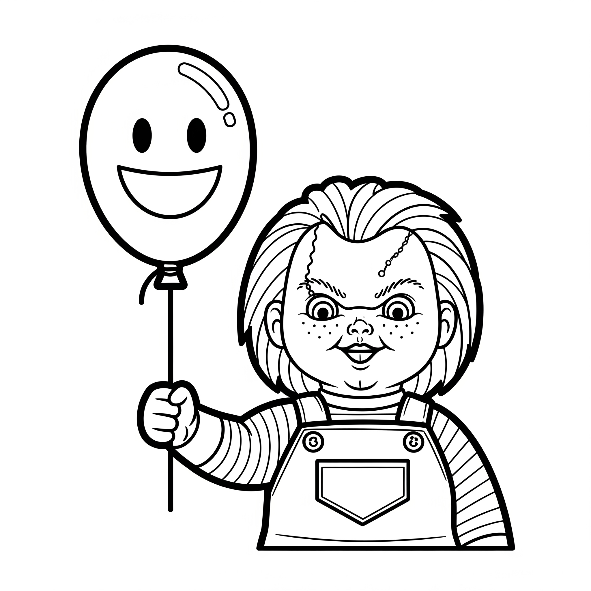 Chucky 20 Chucky da colorare e stampare pdf 1