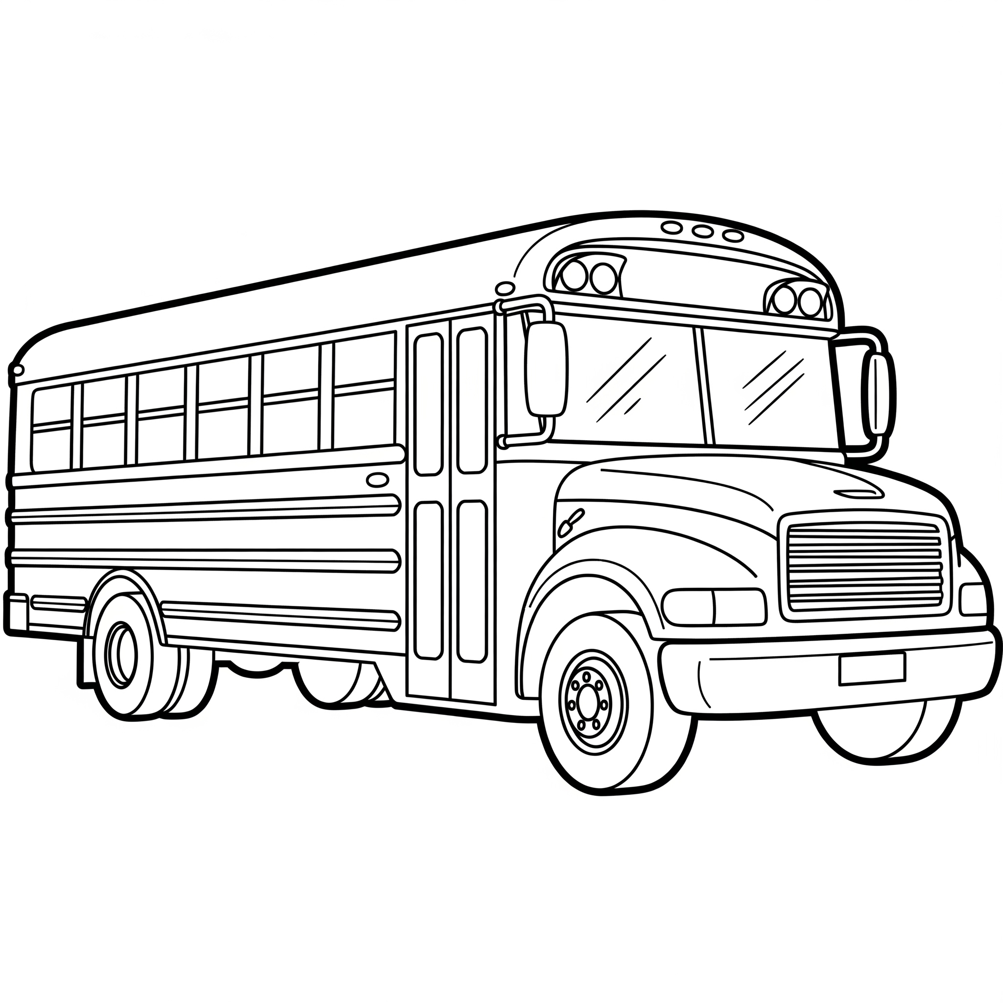 Scuolabus 10 immagini da stampare e colorare di Scuolabus