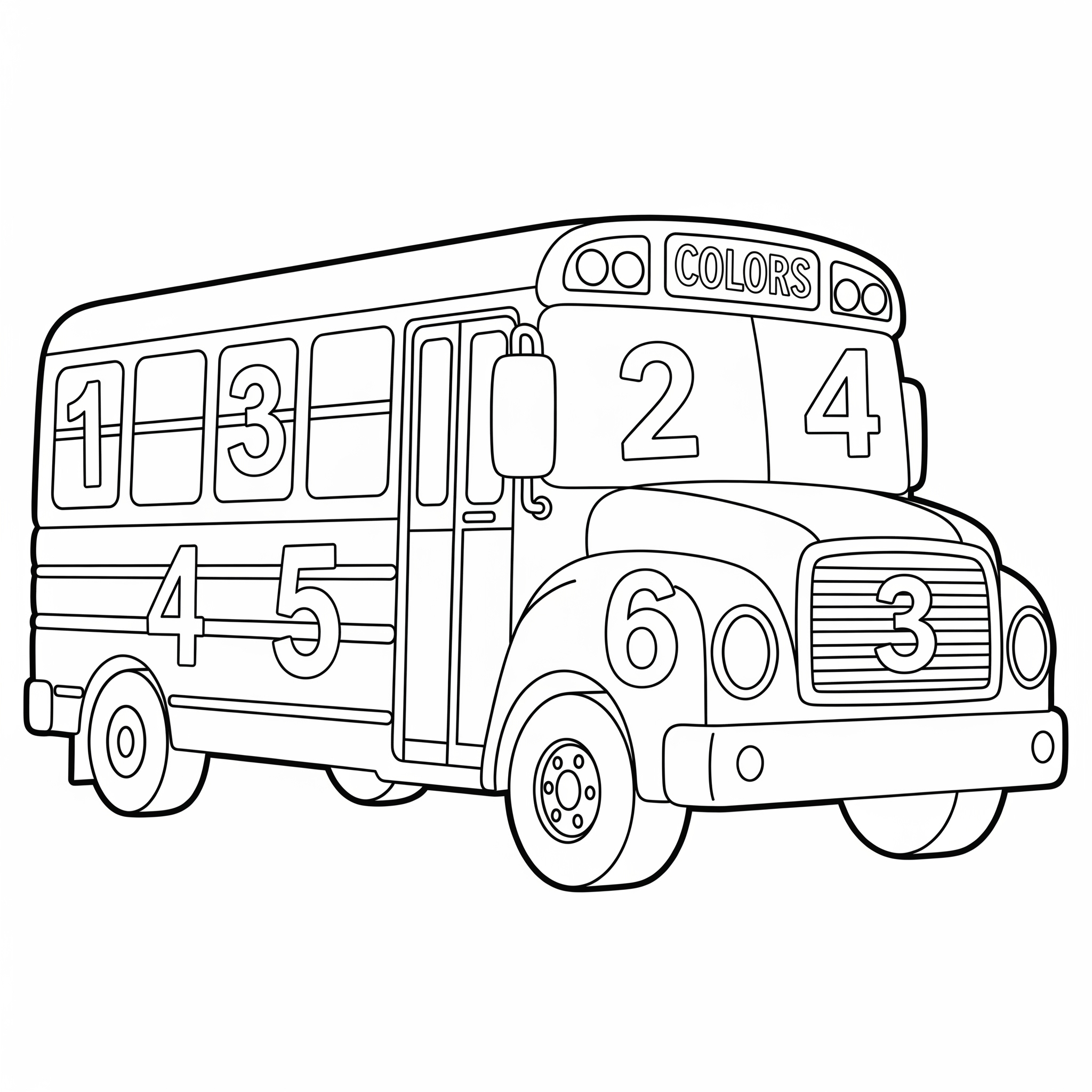 Scuolabus 19 Scuolabus da colorare a4 1