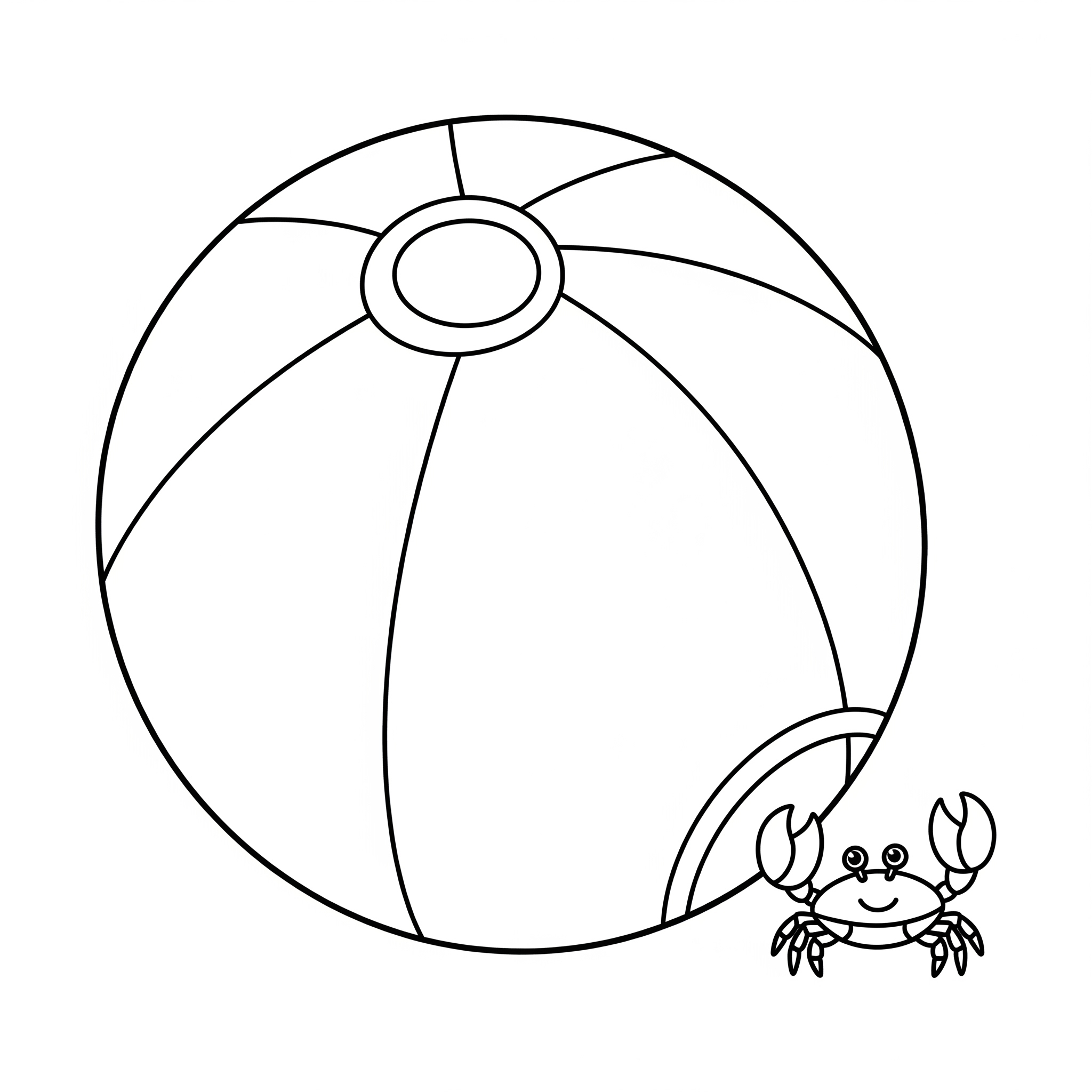 Pallone da spiaggia 7 disegni di pallone da spiaggia da colorare da stampare