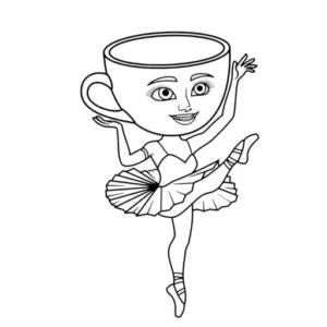 Ballerina Cappucina 39 Ballerina Cappucina da colorare thumbnail