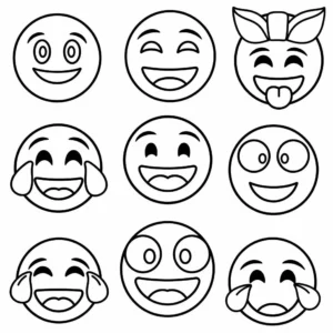Emoji 32 Emoji da colorare thumbnail