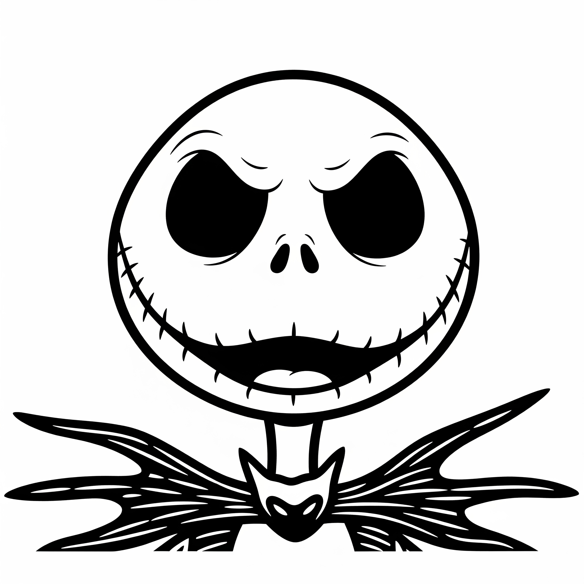 Jack Skeletron da colorare thumbnail