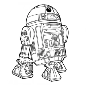 R2D2 42 R2D2 da colorare thumbnail