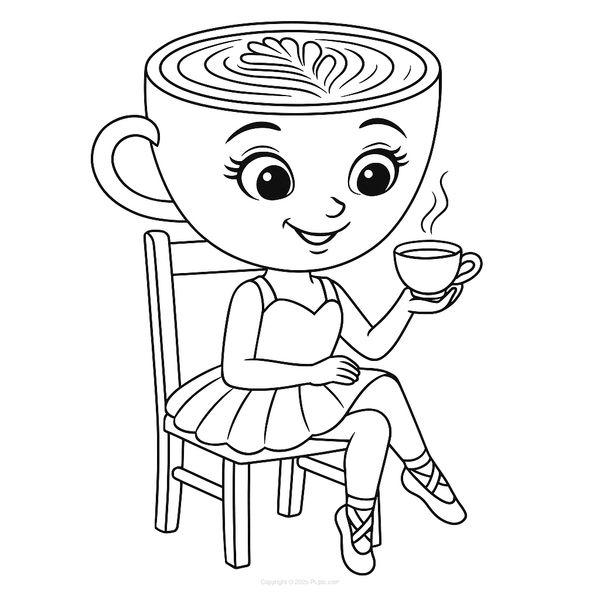 Ballerina Cappucina 9 disegni da colorare Ballerina Cappucina da stampare