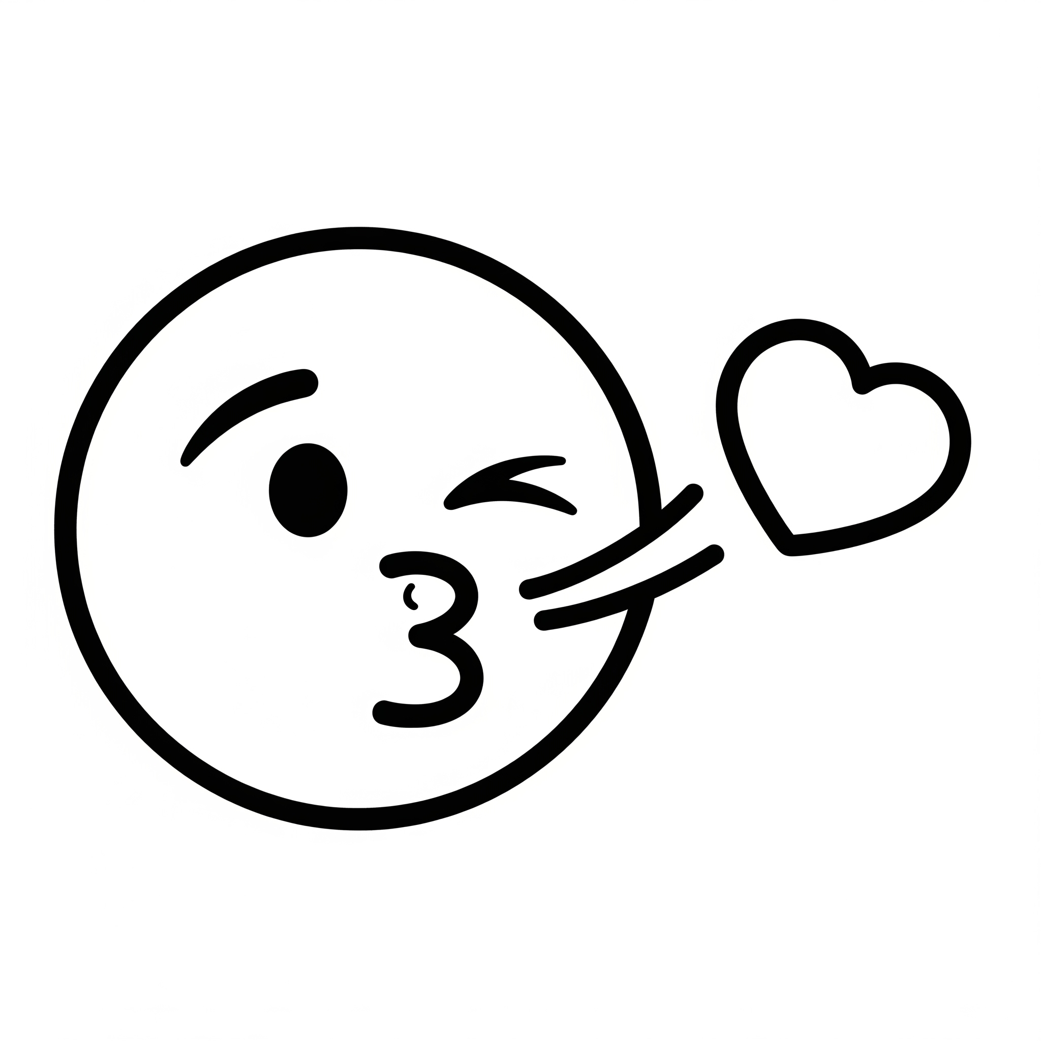 Emoji 12 disegni facili di Emoji da colorare
