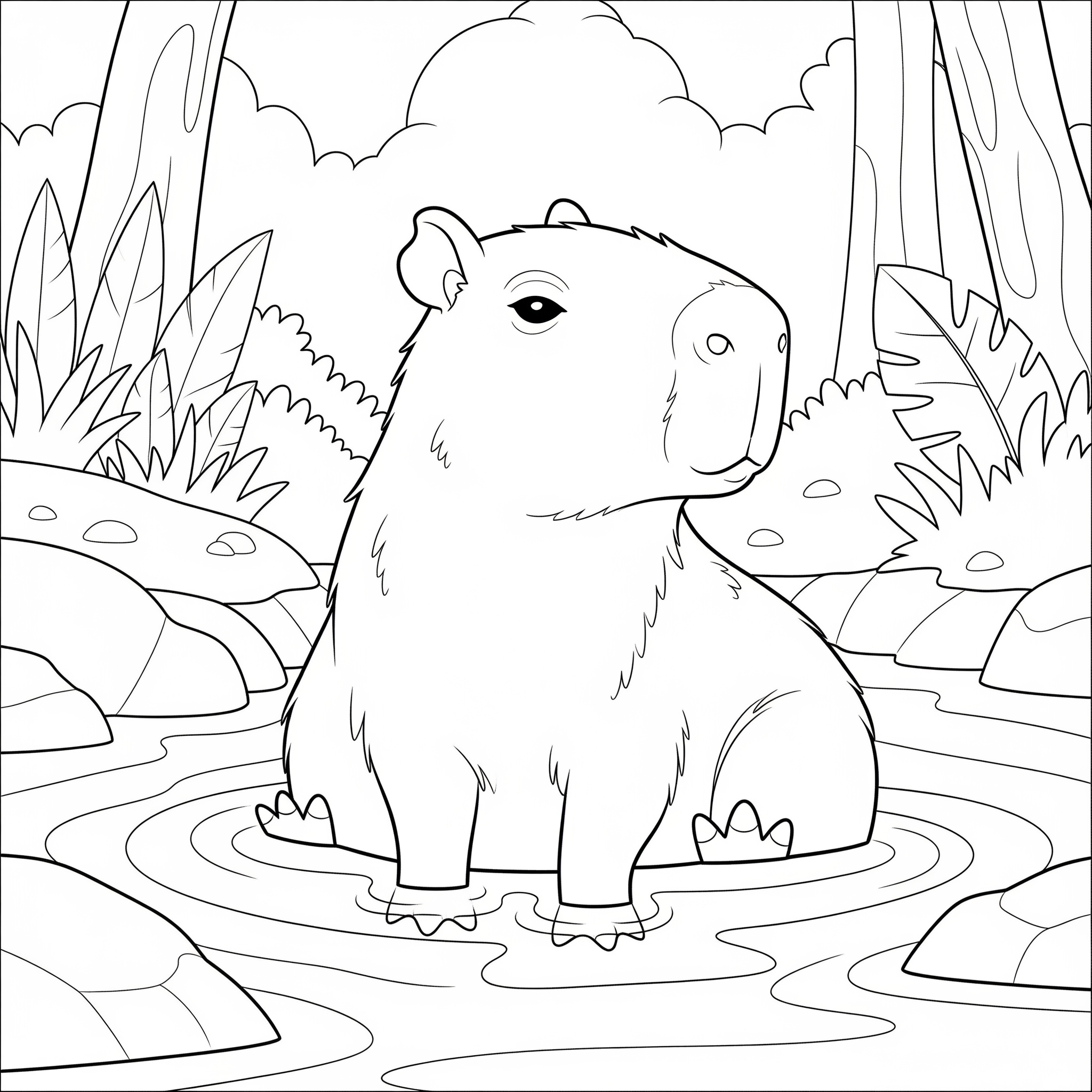 Foresta pluviale 2 Foresta pluviale disegni da colorare per bambini maschi