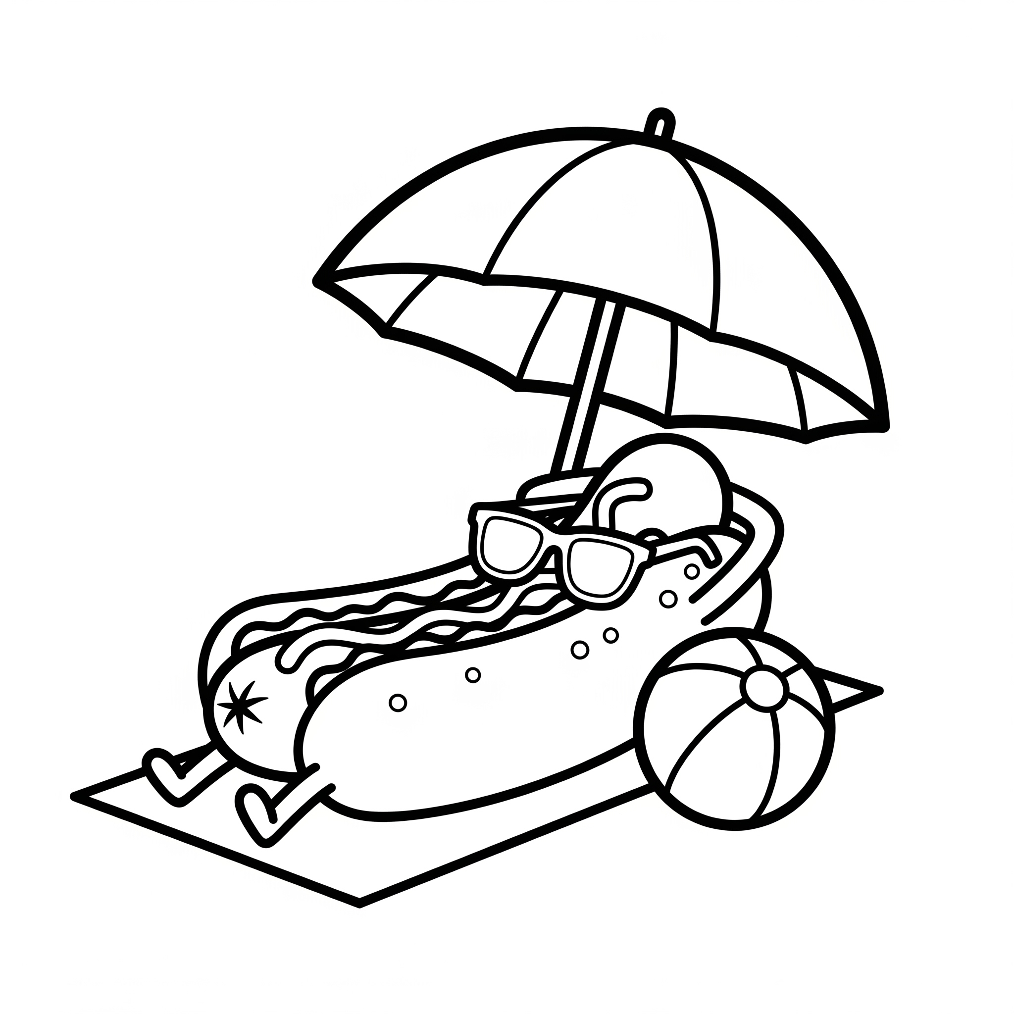 Hot Dog 12 disegni Hot Dog da colorare pdf