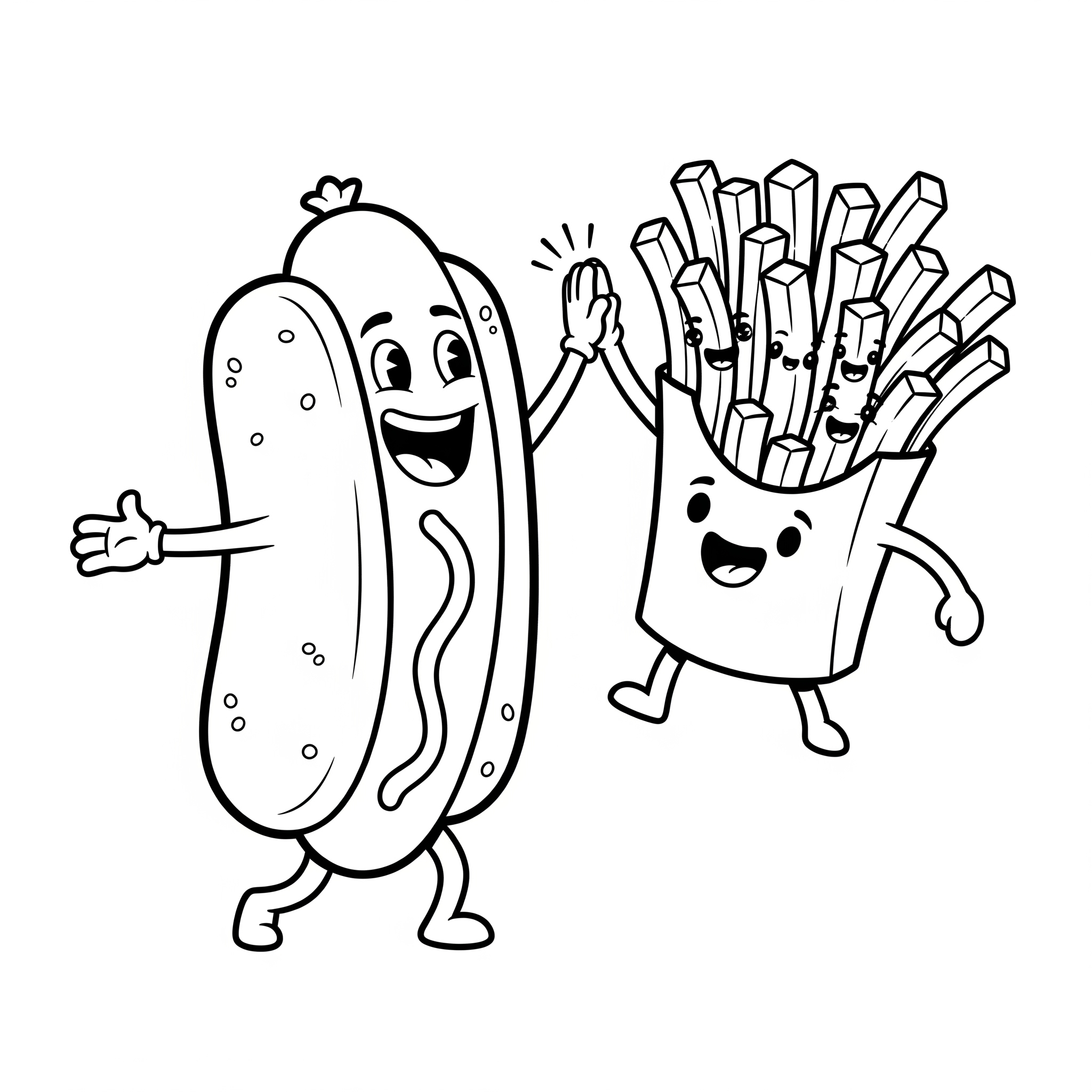 Hot Dog 11 Hot Dog da colorare e stampare a4 1