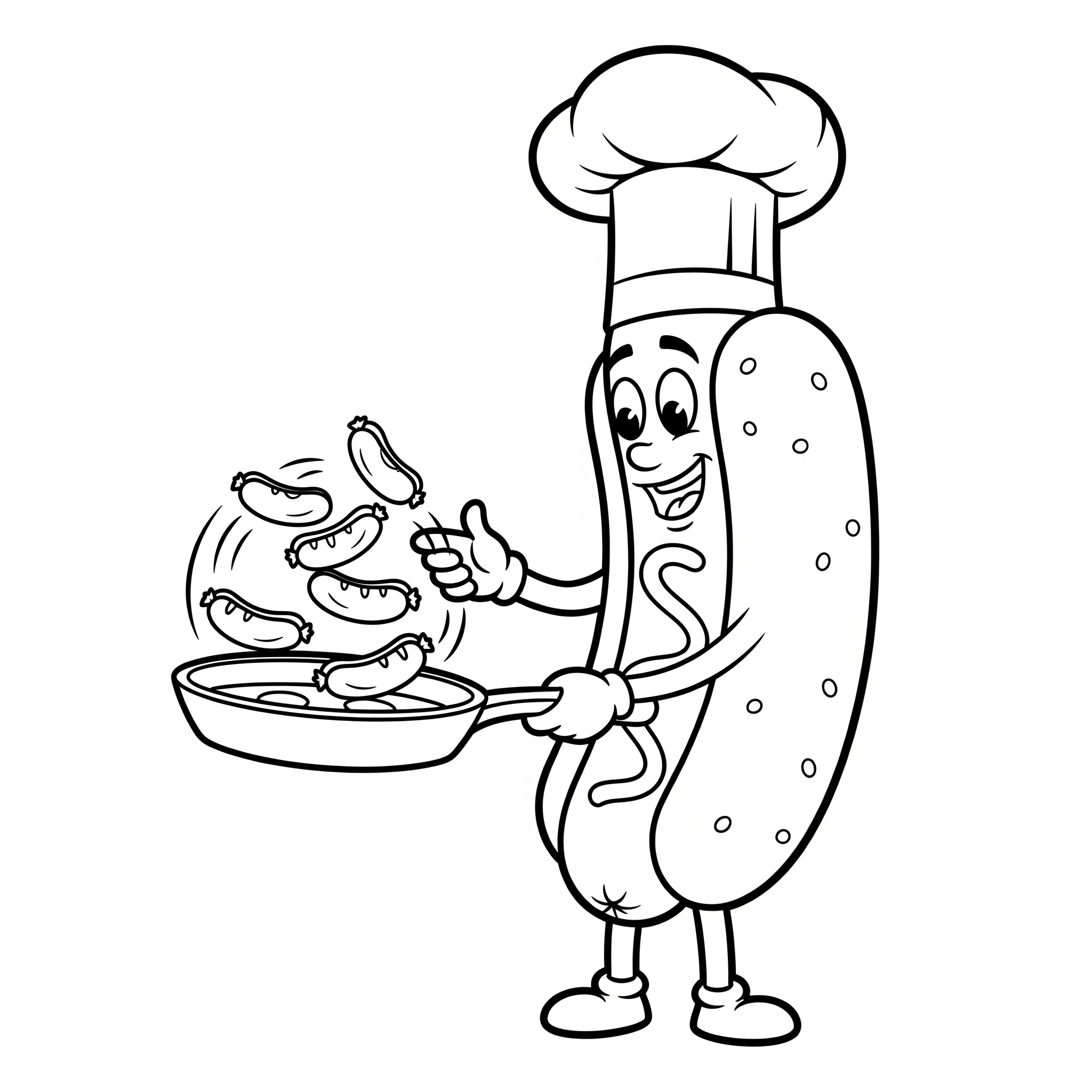 Hot Dog 7 Hot Dog da colorare